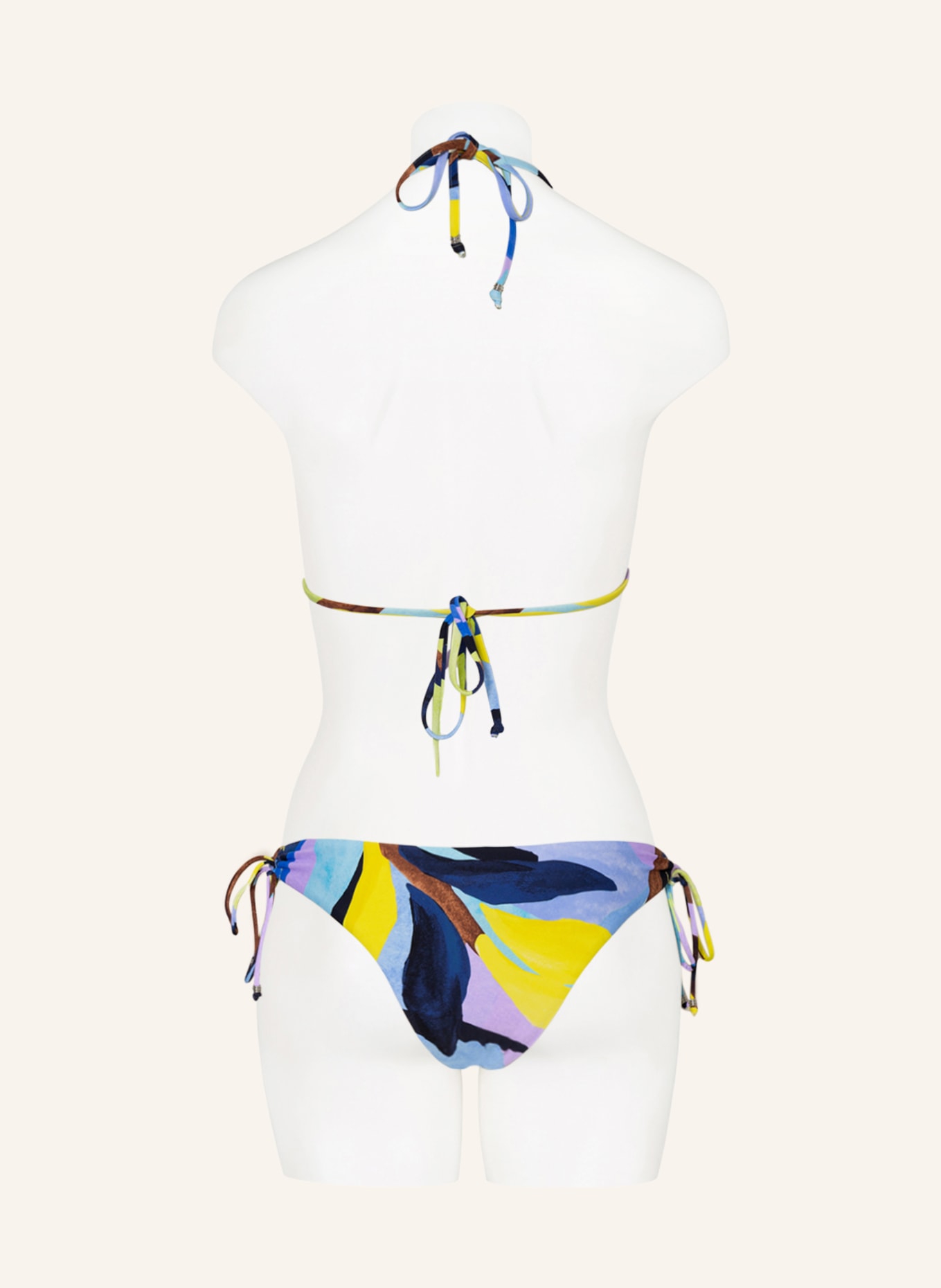 SEAFOLLY Triangel-Bikini-Hose TROPFEST, Farbe: BLAU/ LILA/ BRAUN (Bild 3)