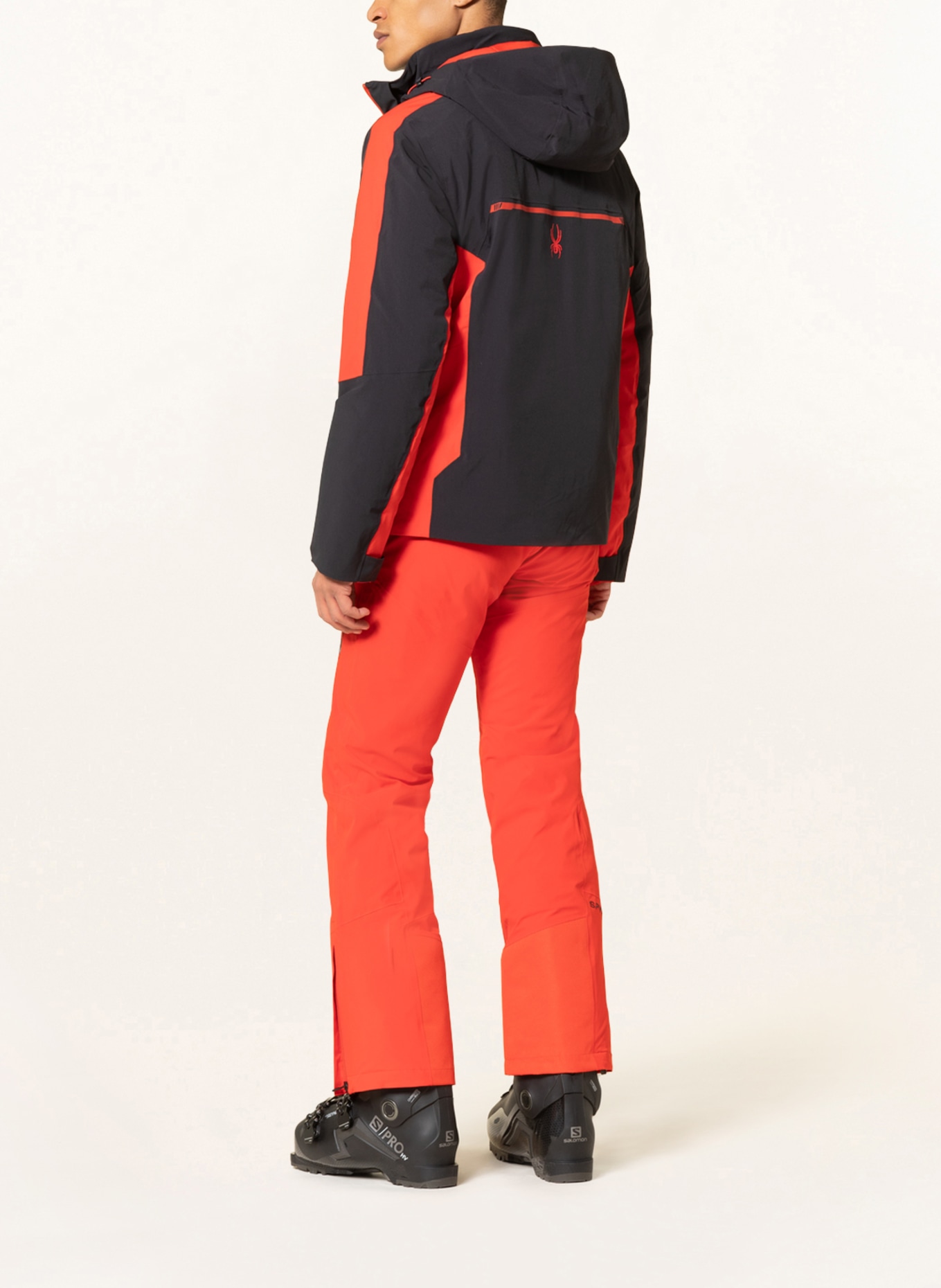 SPYDER Ski jacket ORBITER, Color: BLACK/ RED (Image 3)