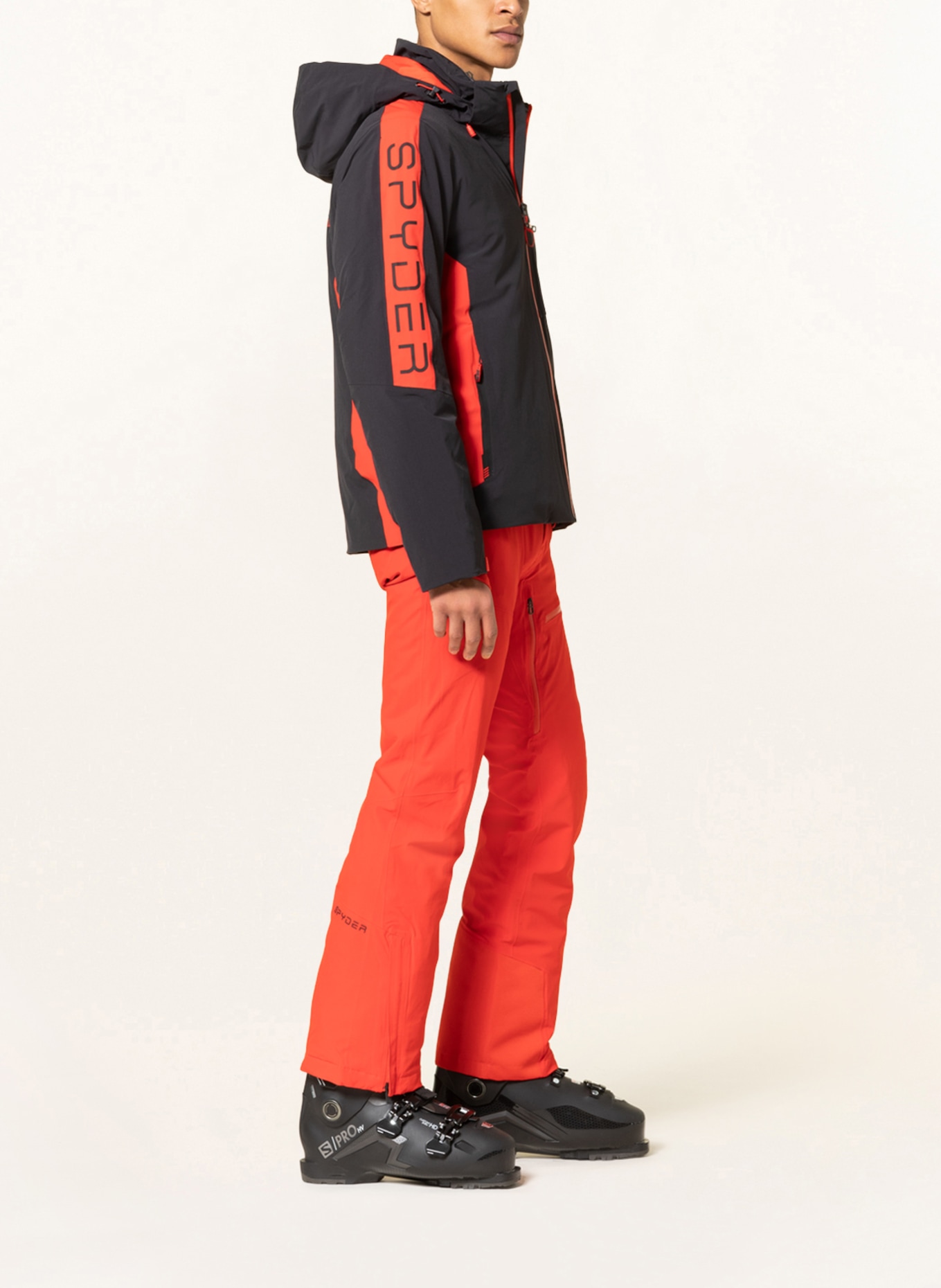 SPYDER Ski jacket ORBITER, Color: BLACK/ RED (Image 4)