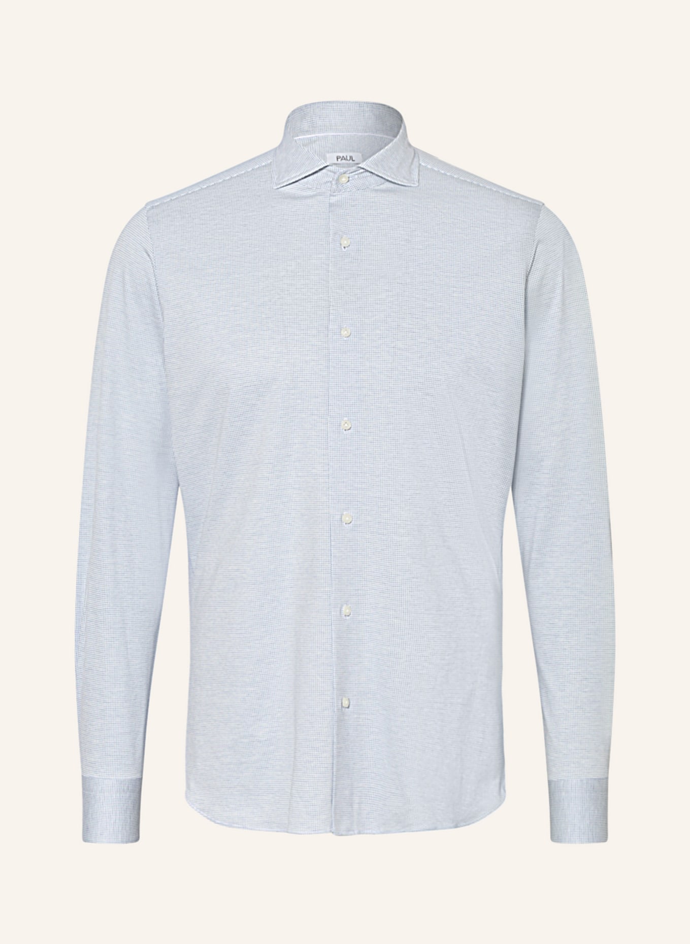 PAUL Jersey shirt slim fit , Color: LIGHT BLUE/ WHITE (Image 1)