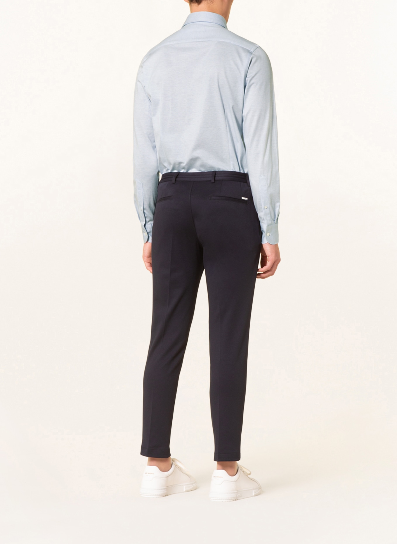 PAUL Jersey shirt slim fit , Color: LIGHT BLUE/ WHITE (Image 3)