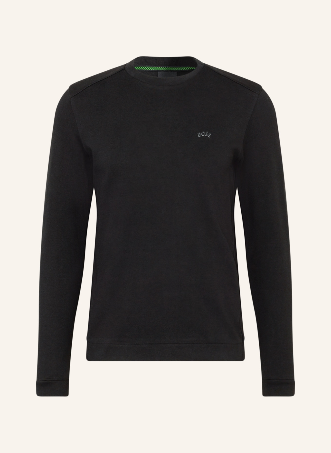 BOSS Sweatshirt SALBO CURVED , Farbe: SCHWARZ(Bild null)