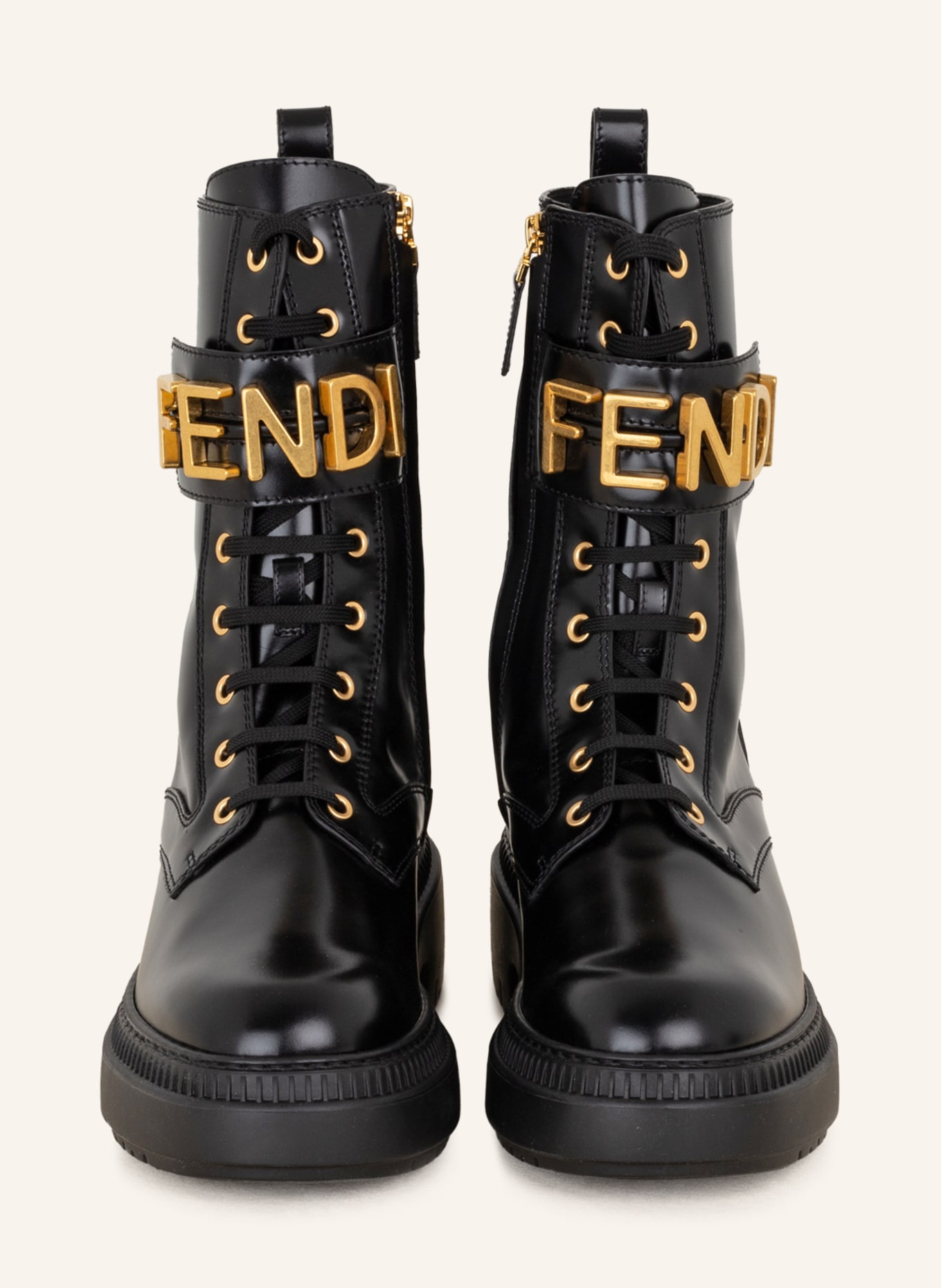 FENDI Biker boots, Color: BLACK (Image 3)