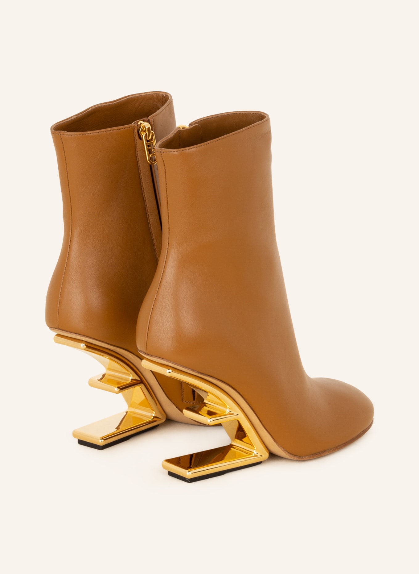 FENDI Ankle boots, Color: COGNAC (Image 2)