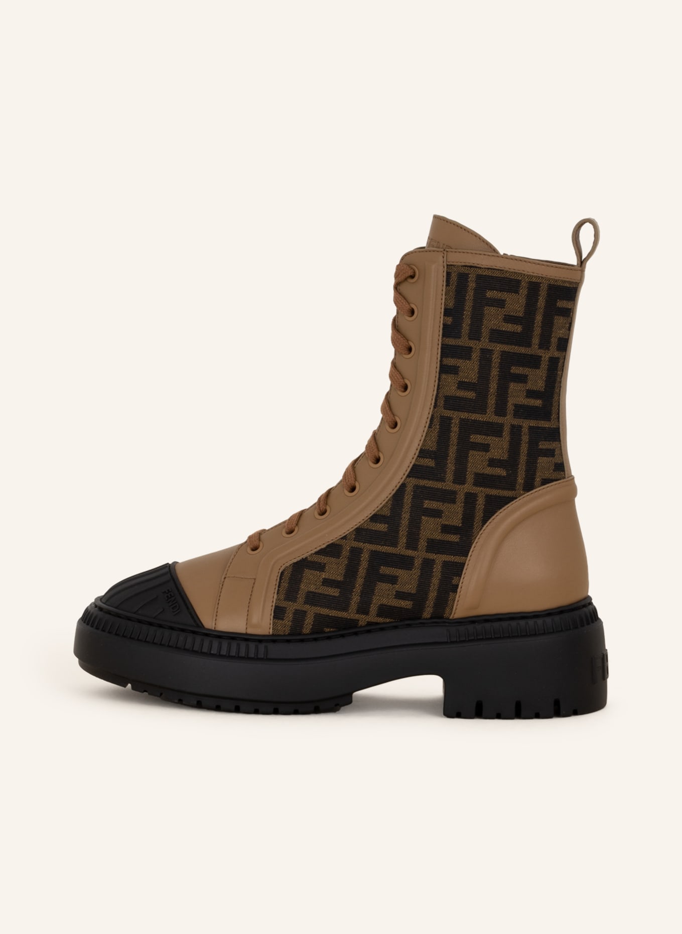 FENDI Plateau-Boots , Farbe: BEIGE/ SCHWARZ (Bild 4)