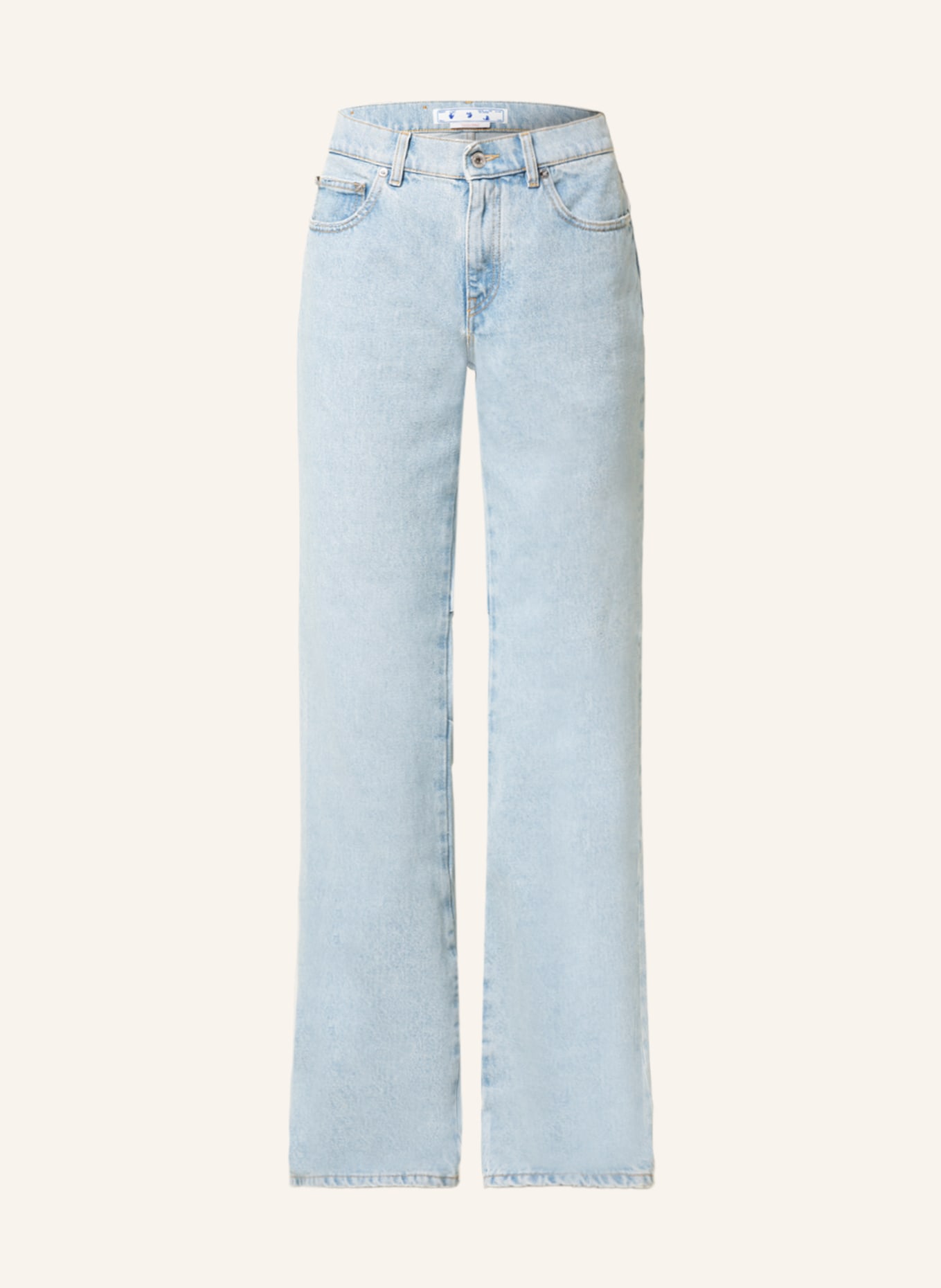 Off-White Bleach Baby Flared Jeans