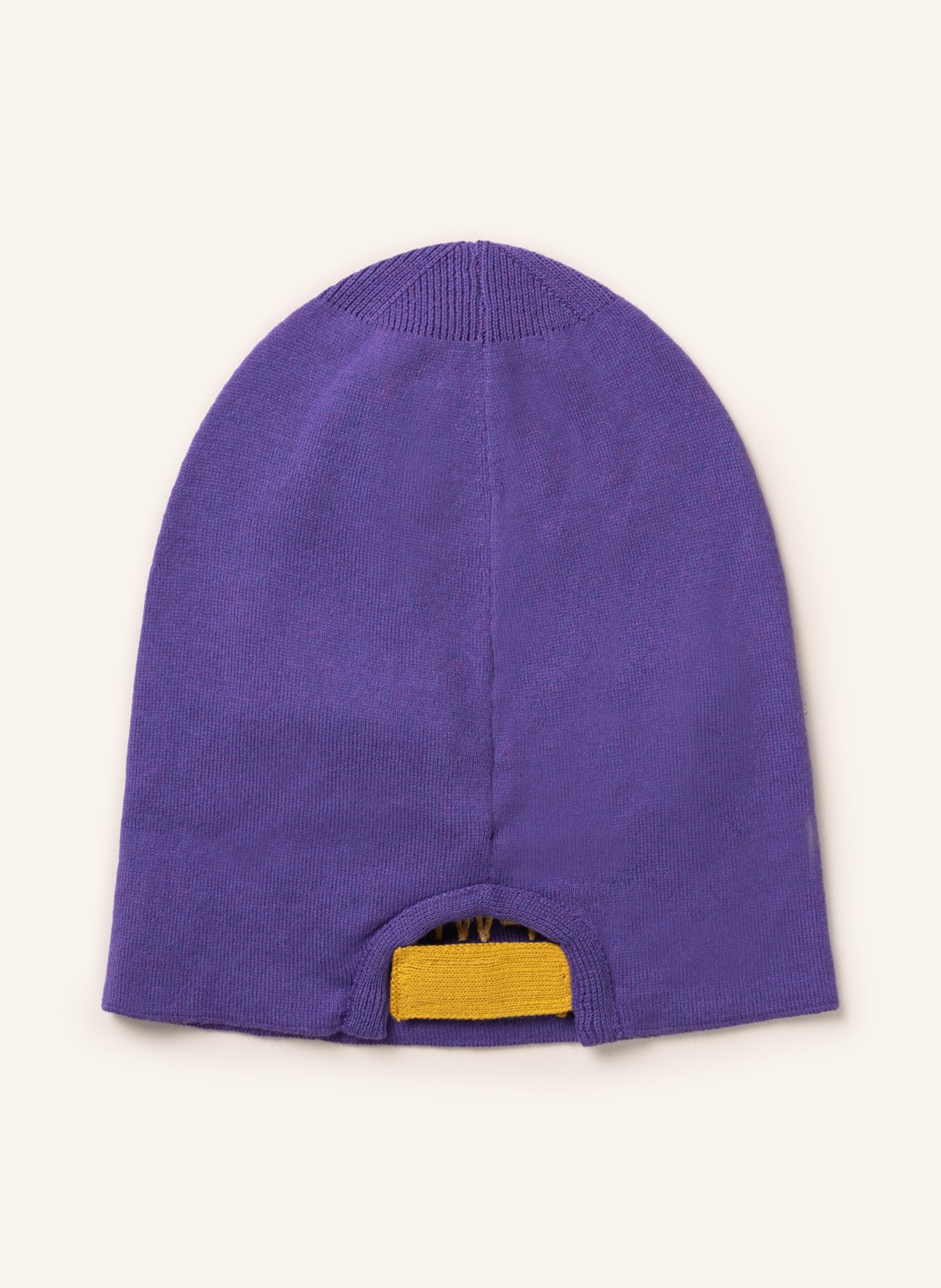 Off-White Beanie, Color: PURPLE/ GOLD (Image 3)