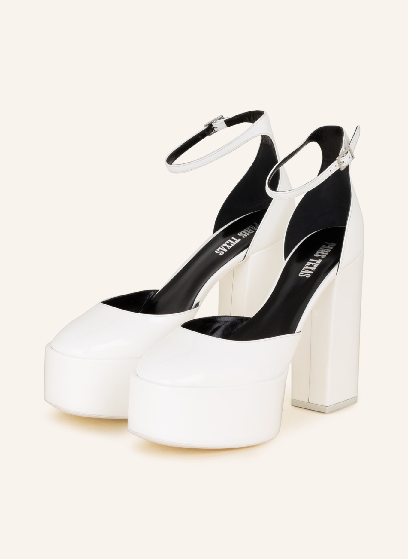 PARIS TEXAS Platform sandals DALILAH , Color: WHITE (Image 1)