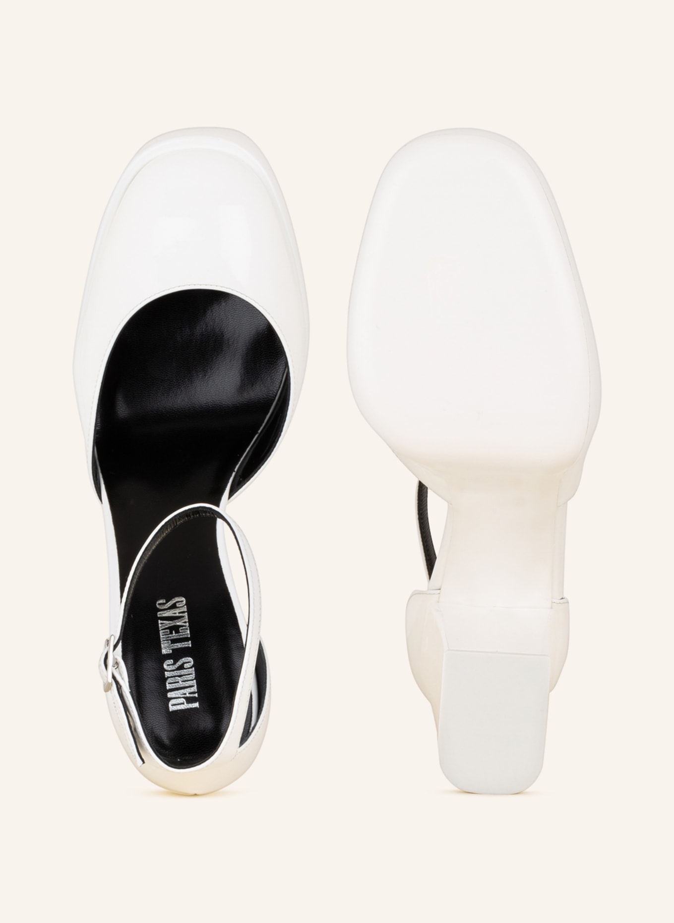 PARIS TEXAS Platform sandals DALILAH , Color: WHITE (Image 5)