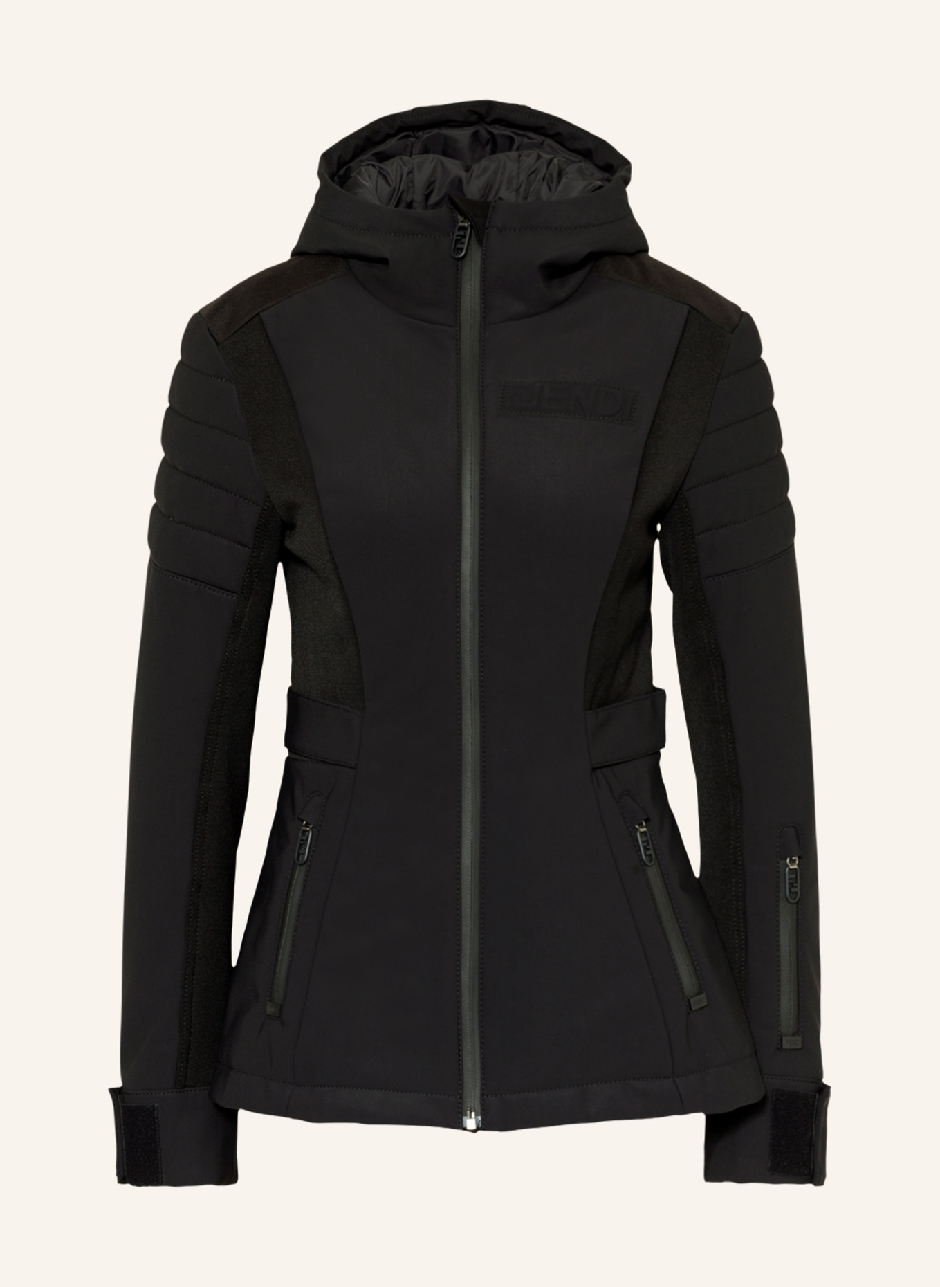 FENDI Softshell ski jacket, Color: BLACK (Image 1)