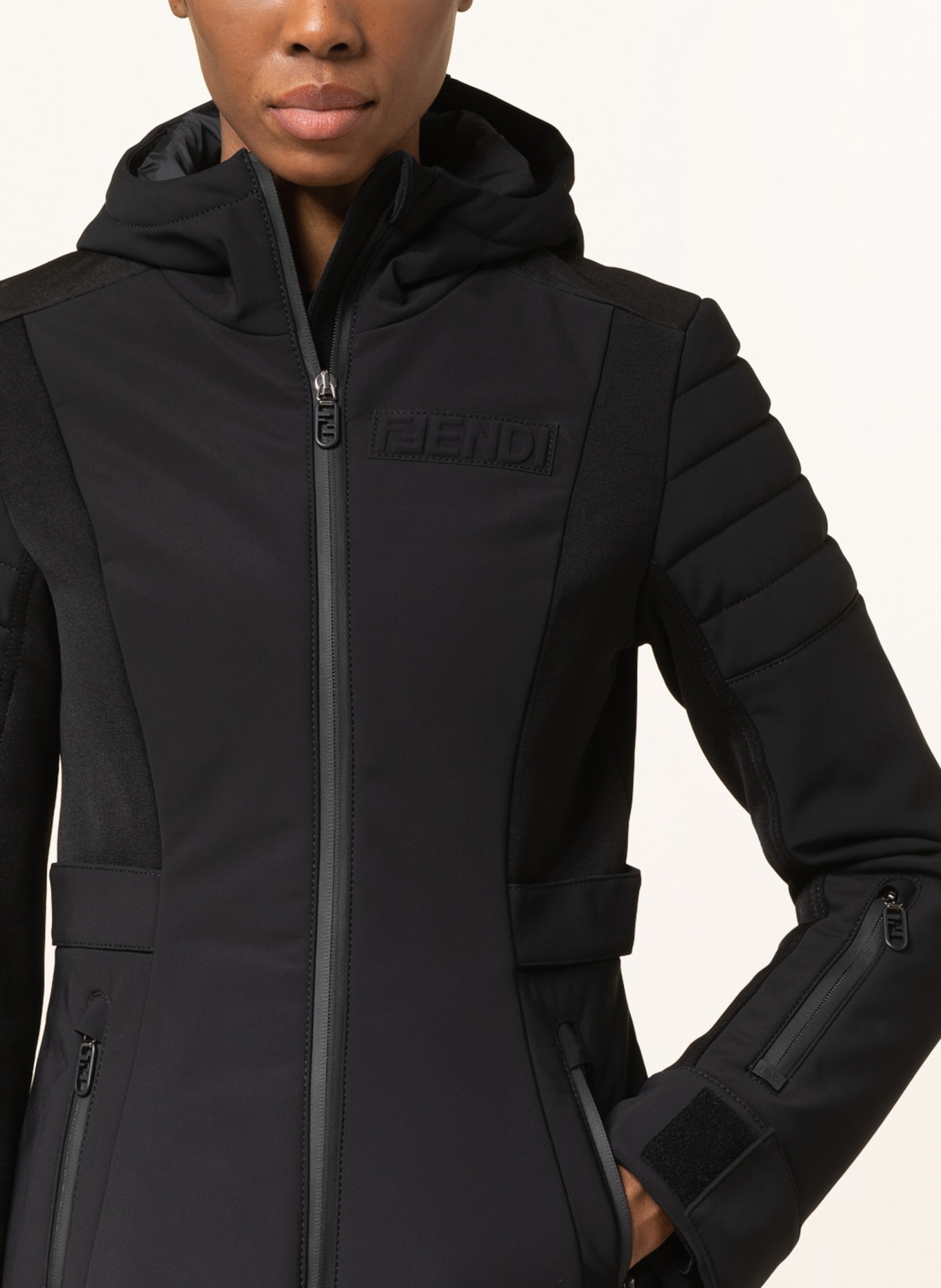 FENDI Softshell ski jacket, Color: BLACK (Image 5)