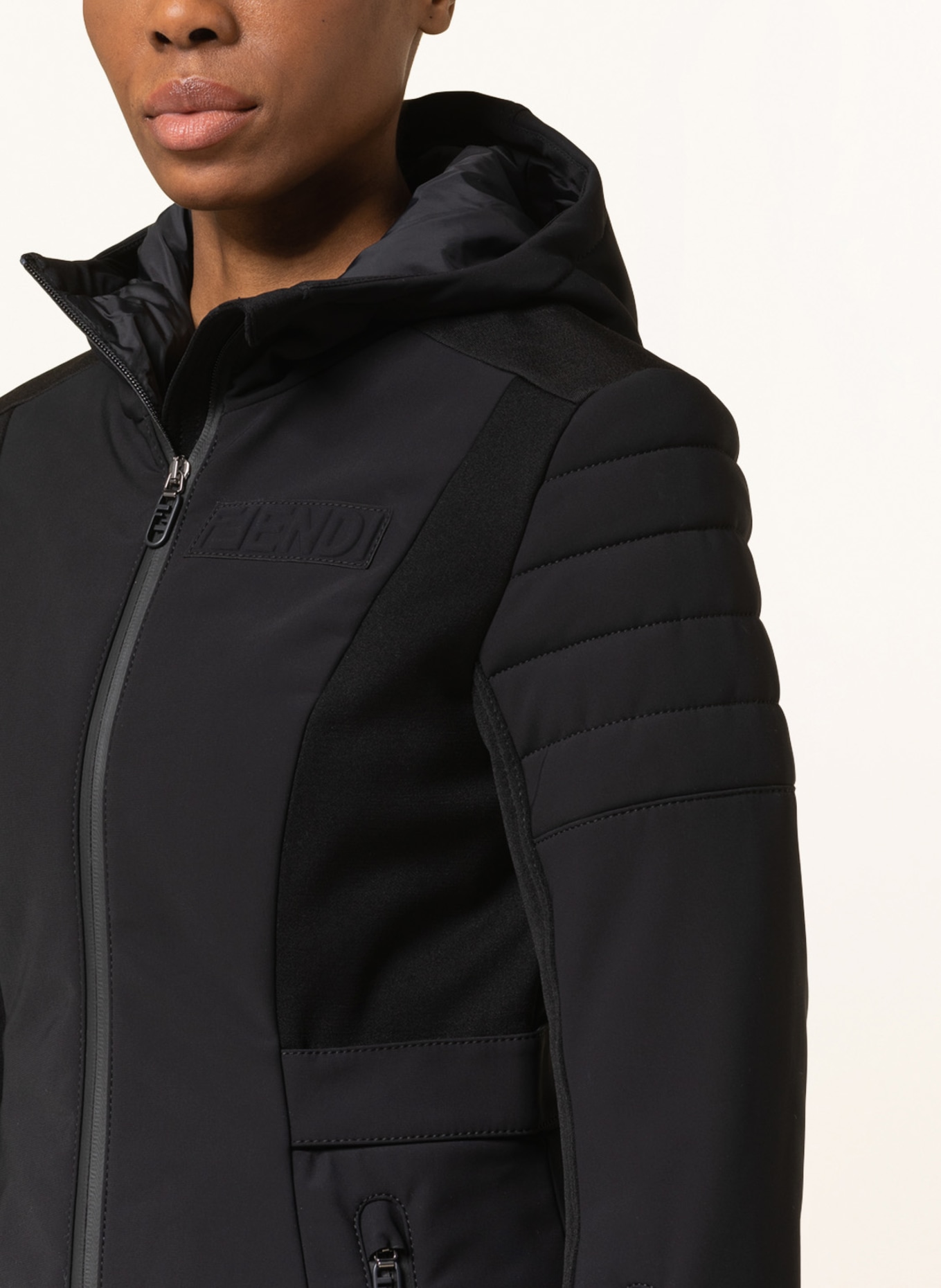 FENDI Softshell ski jacket, Color: BLACK (Image 6)