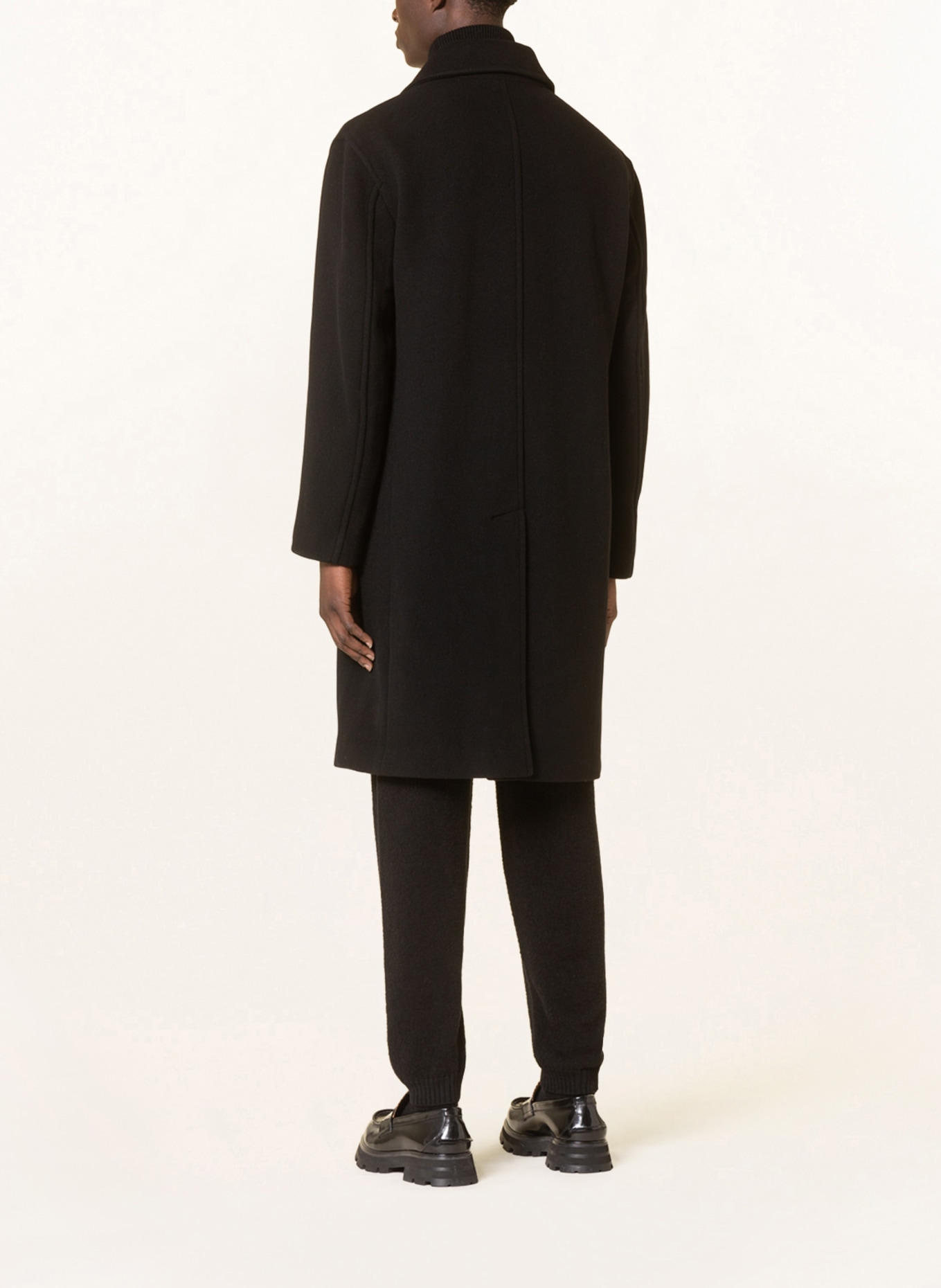 Theory Wool coat in black