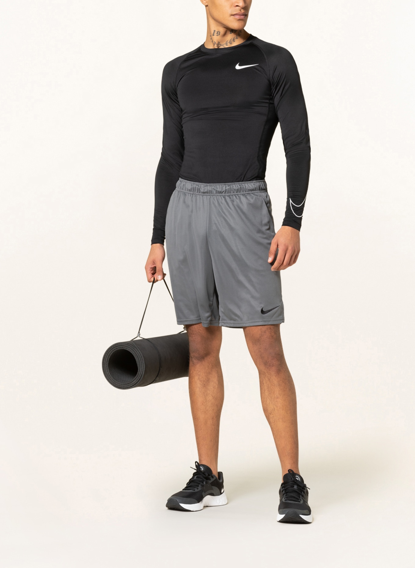 Nike Training shorts DRI-FIT, Color: GRAY (Image 2)