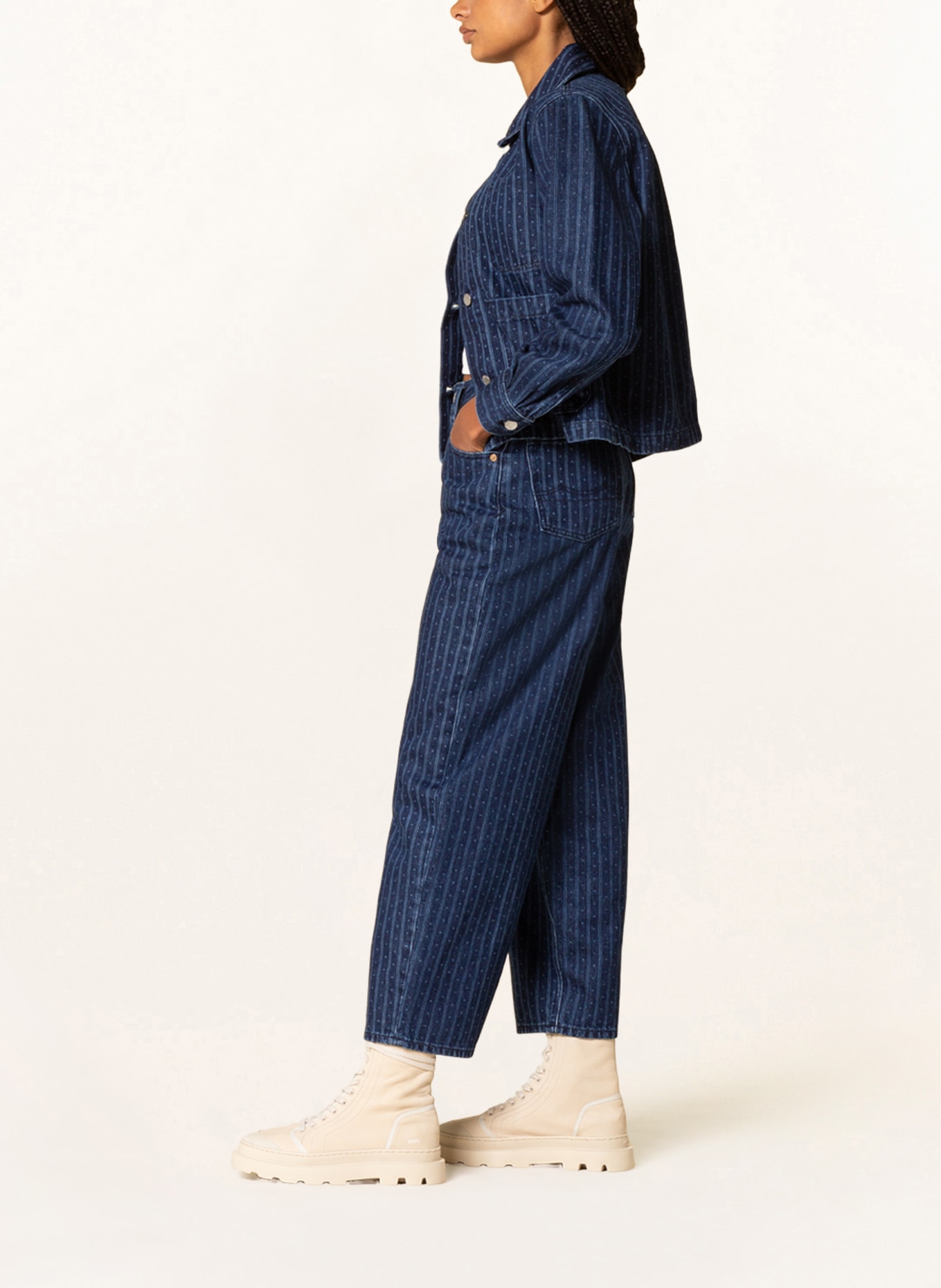 Kings of Indigo Culotte jeans LEILA, Color: 1043 INDIGO WABASH (Image 4)