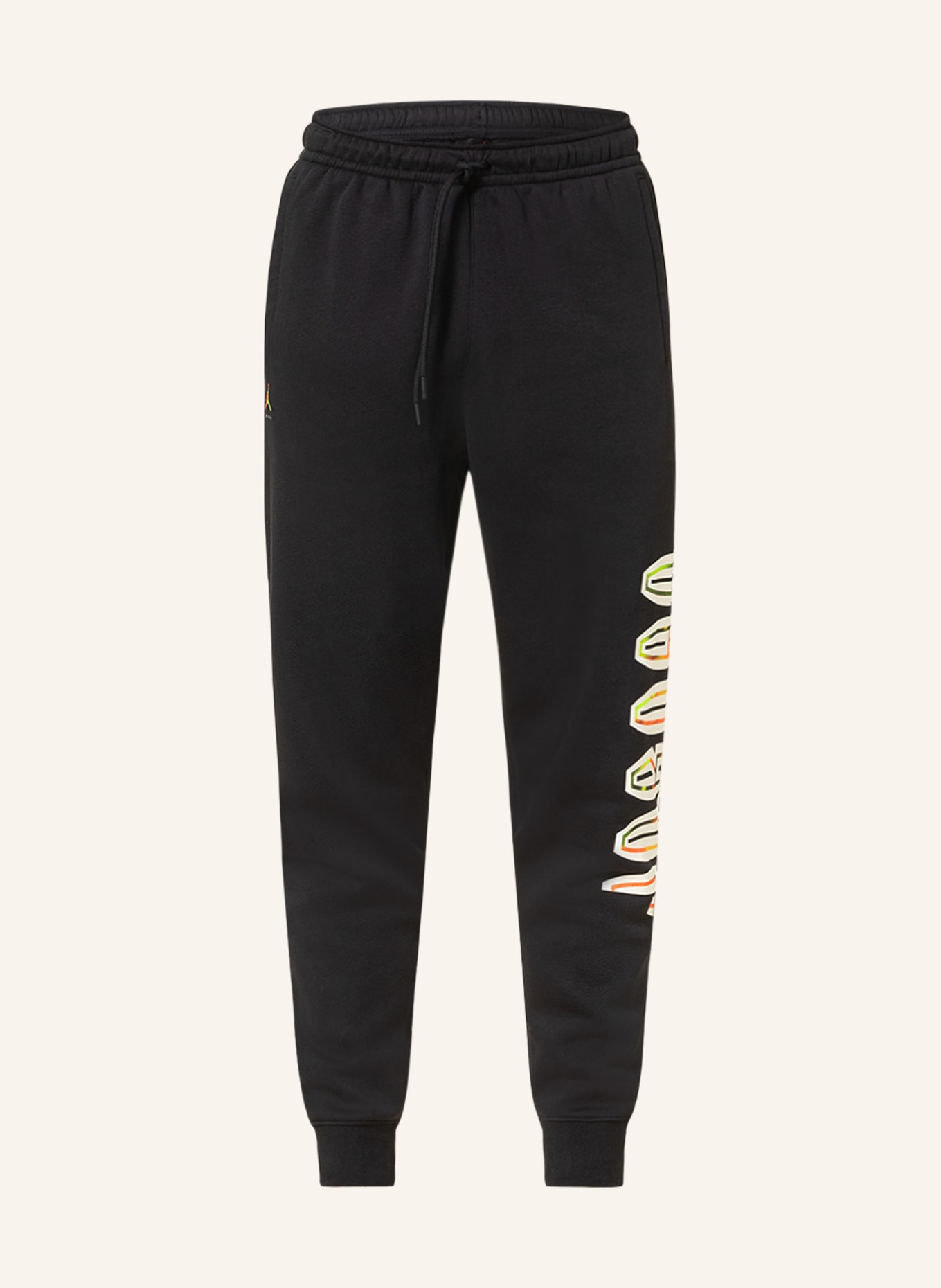 black and white jordan sweatpants