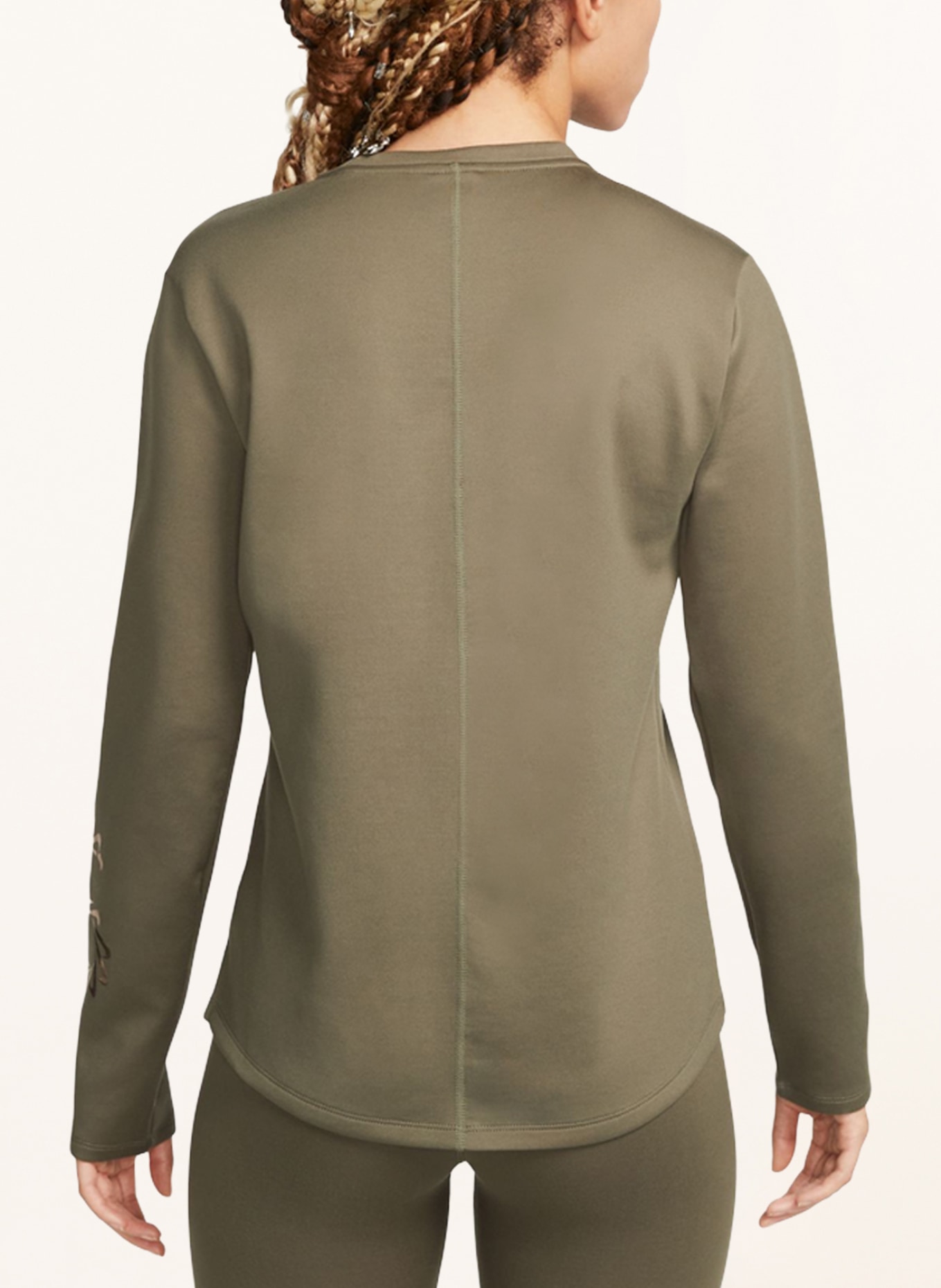 Nike Long sleeve shirt THERMA-FIT ONE, Color: OLIVE (Image 3)