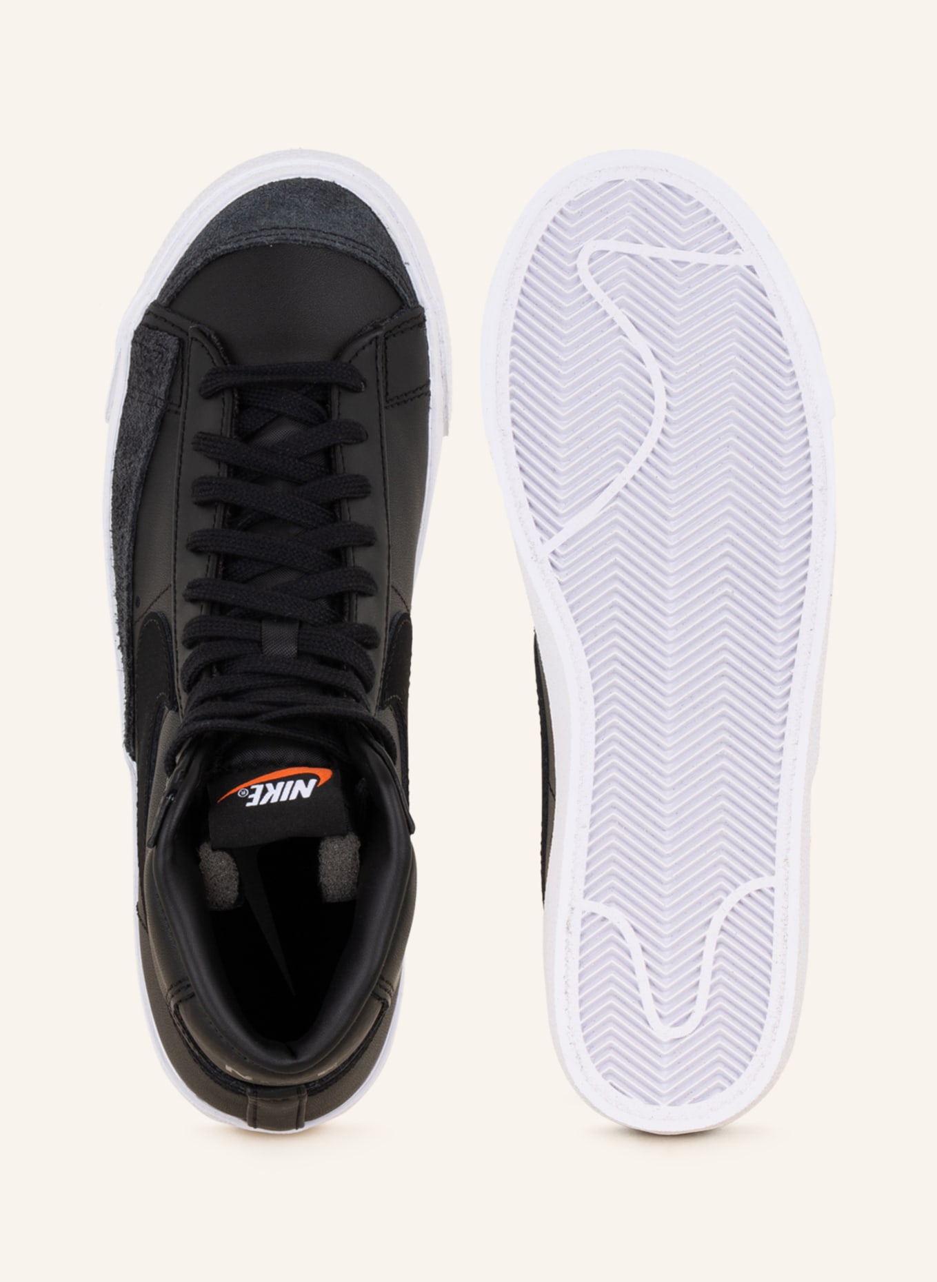 Nike High-top sneakers BLAZER MID '77, Color: BLACK (Image 5)