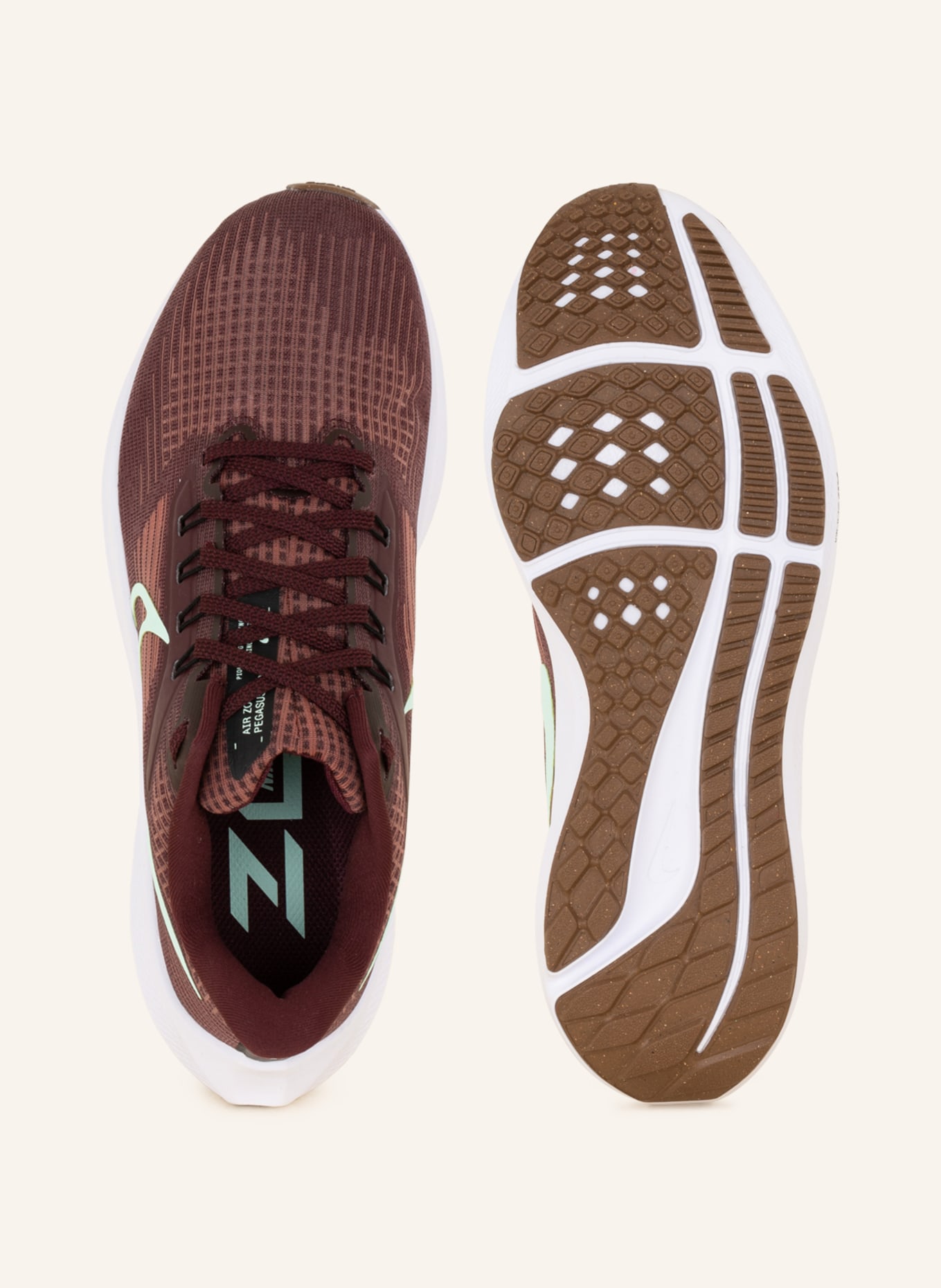 Nike Laufschuhe AIR ZOOM PEGASUS 39, Farbe: DUNKELROT (Bild 5)