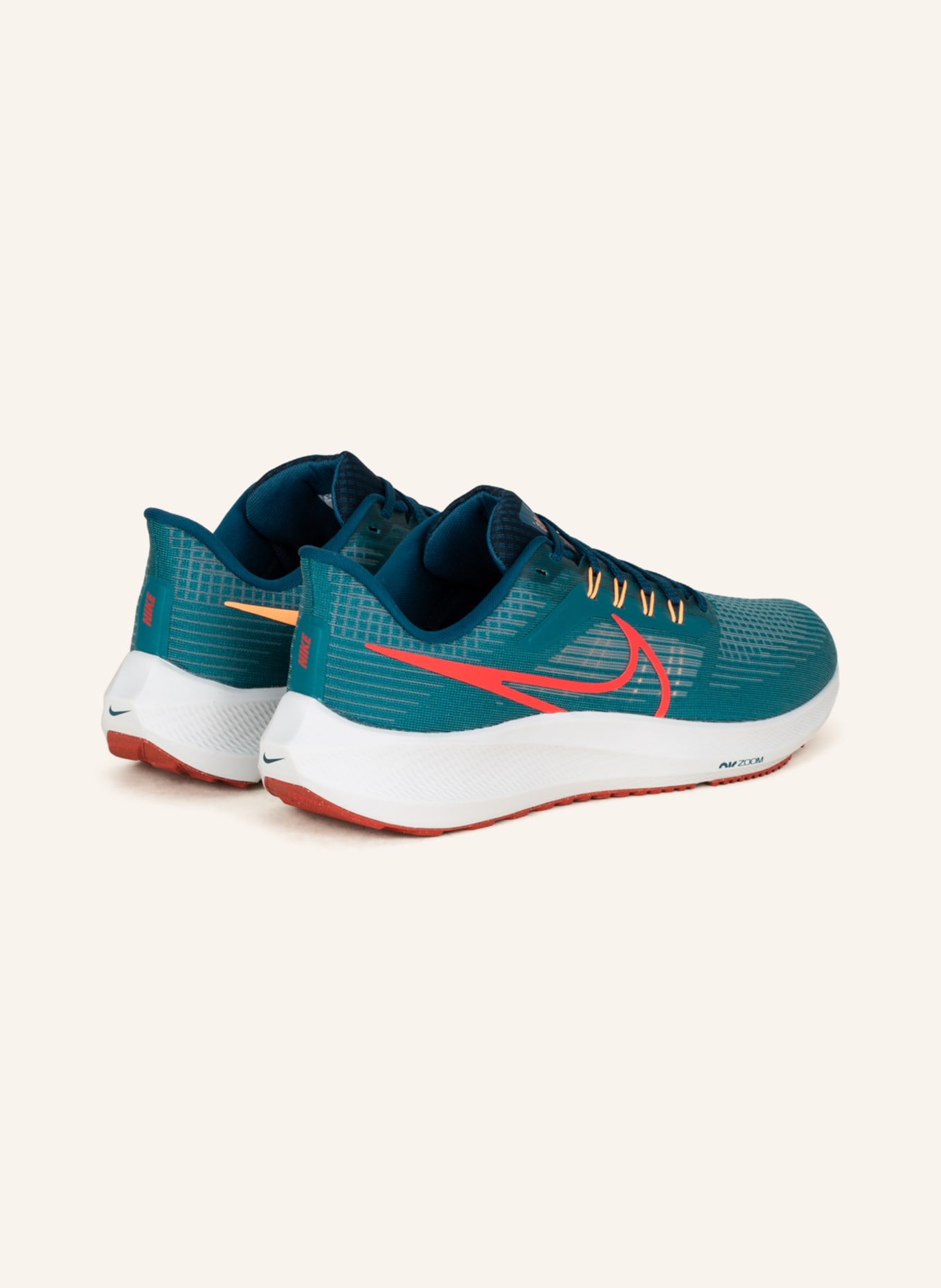 Nike Buty do biegania AIR ZOOM PEGASUS 39, Kolor: PETROL/ CZERWONY (Obrazek 2)