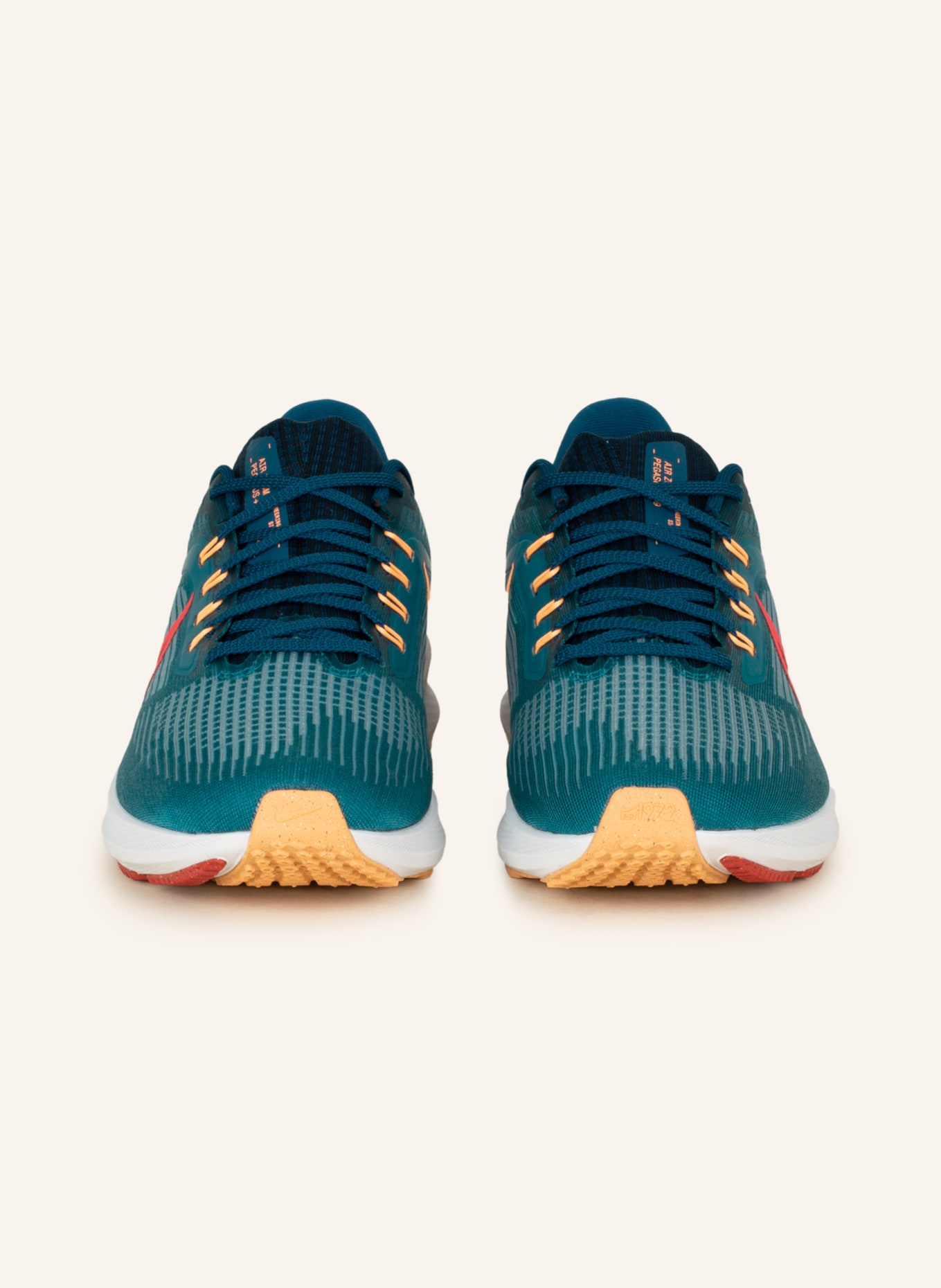 Nike Buty do biegania AIR ZOOM PEGASUS 39, Kolor: PETROL/ CZERWONY (Obrazek 3)