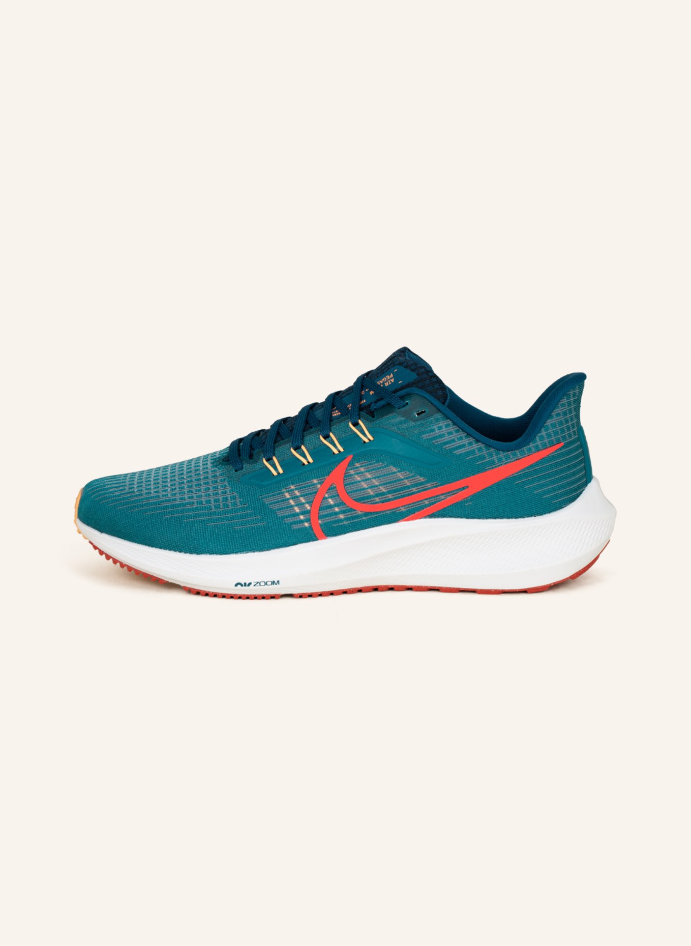 Nike Buty do biegania AIR ZOOM PEGASUS 39, Kolor: PETROL/ CZERWONY (Obrazek 4)