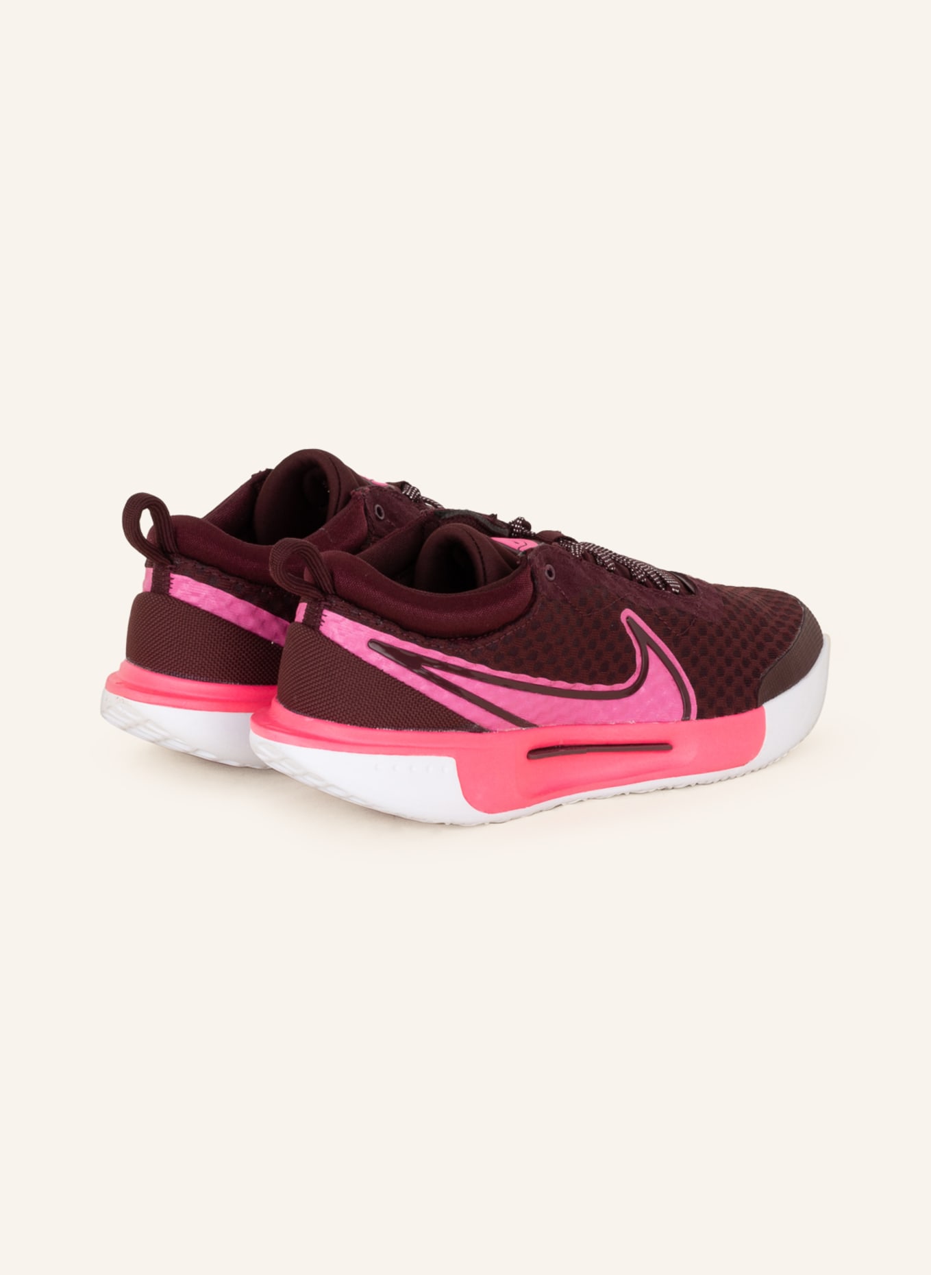 Nike Tenisové boty ZOOM COURT PRO HC PREMIUM, Barva: TMAVĚ ČERVENÁ (Obrázek 2)