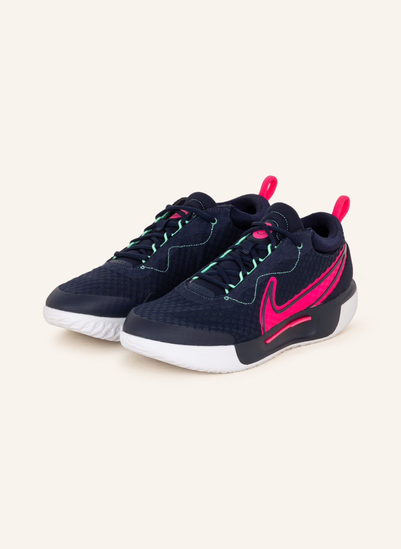 Nike Tenisové boty COURT ZOOM PRO, Barva: TMAVĚ MODRÁ (Obrázek 1)