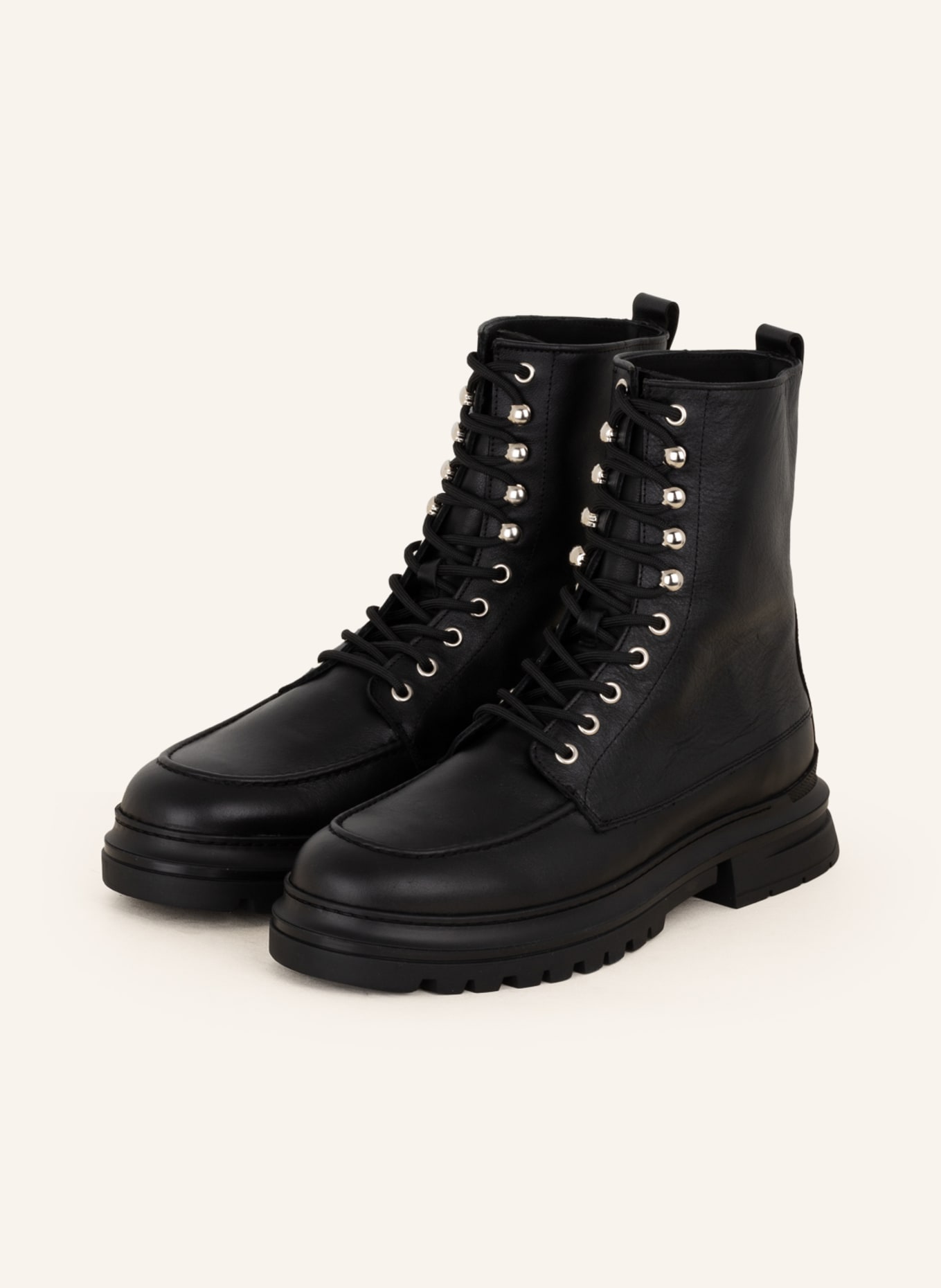 COPENHAGEN Lace-up boots CPH341M, Color: BLACK (Image 1)