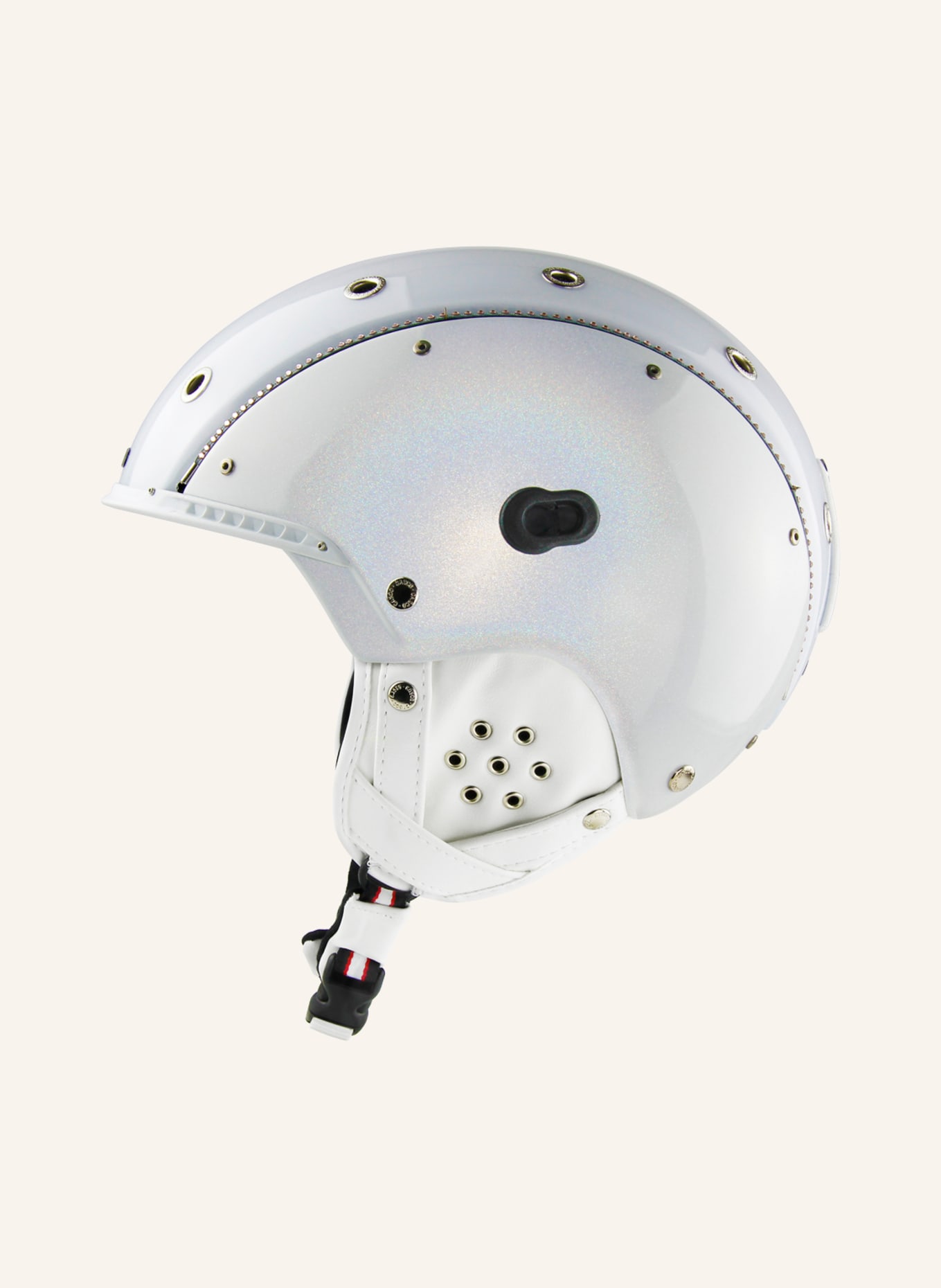 CASCO Ski helmet SP-3 SPECIAL with Swarovski crystals, Color: WHITE (Image 1)