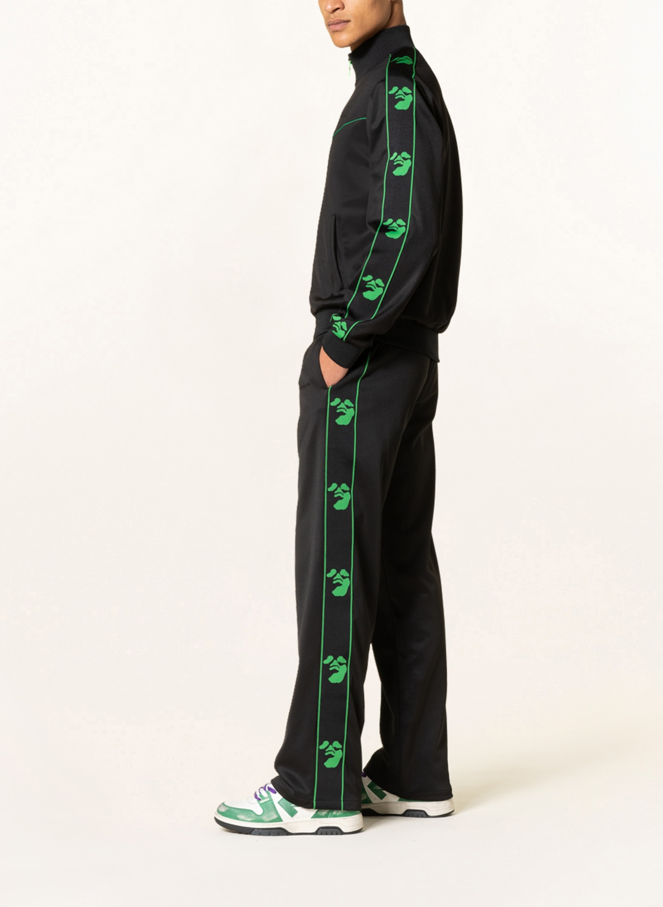 Off white stripe sweatpants new arrivals