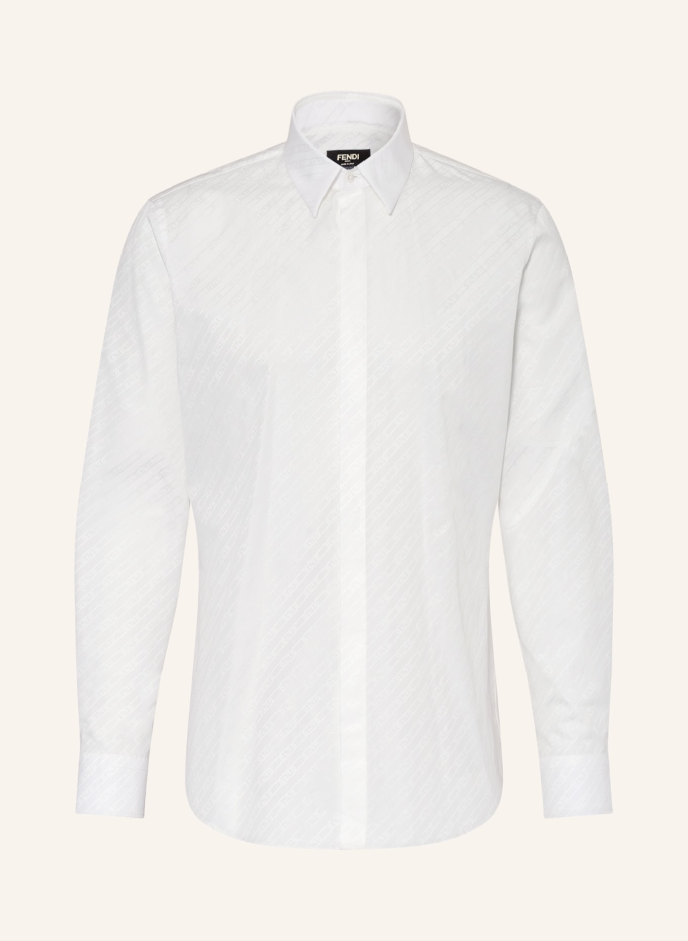 FENDI Shirt extra slim fit, Color: ECRU (Image 1)