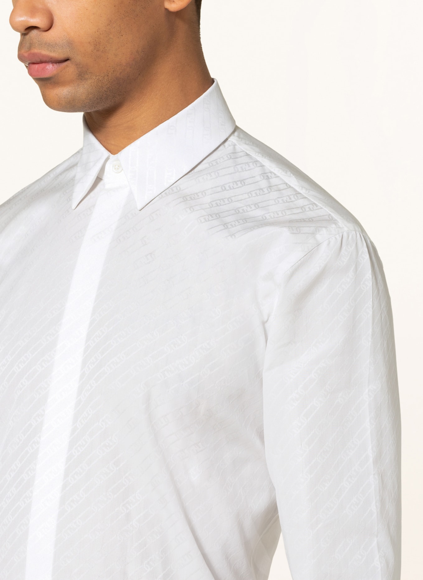 FENDI Shirt extra slim fit, Color: ECRU (Image 4)