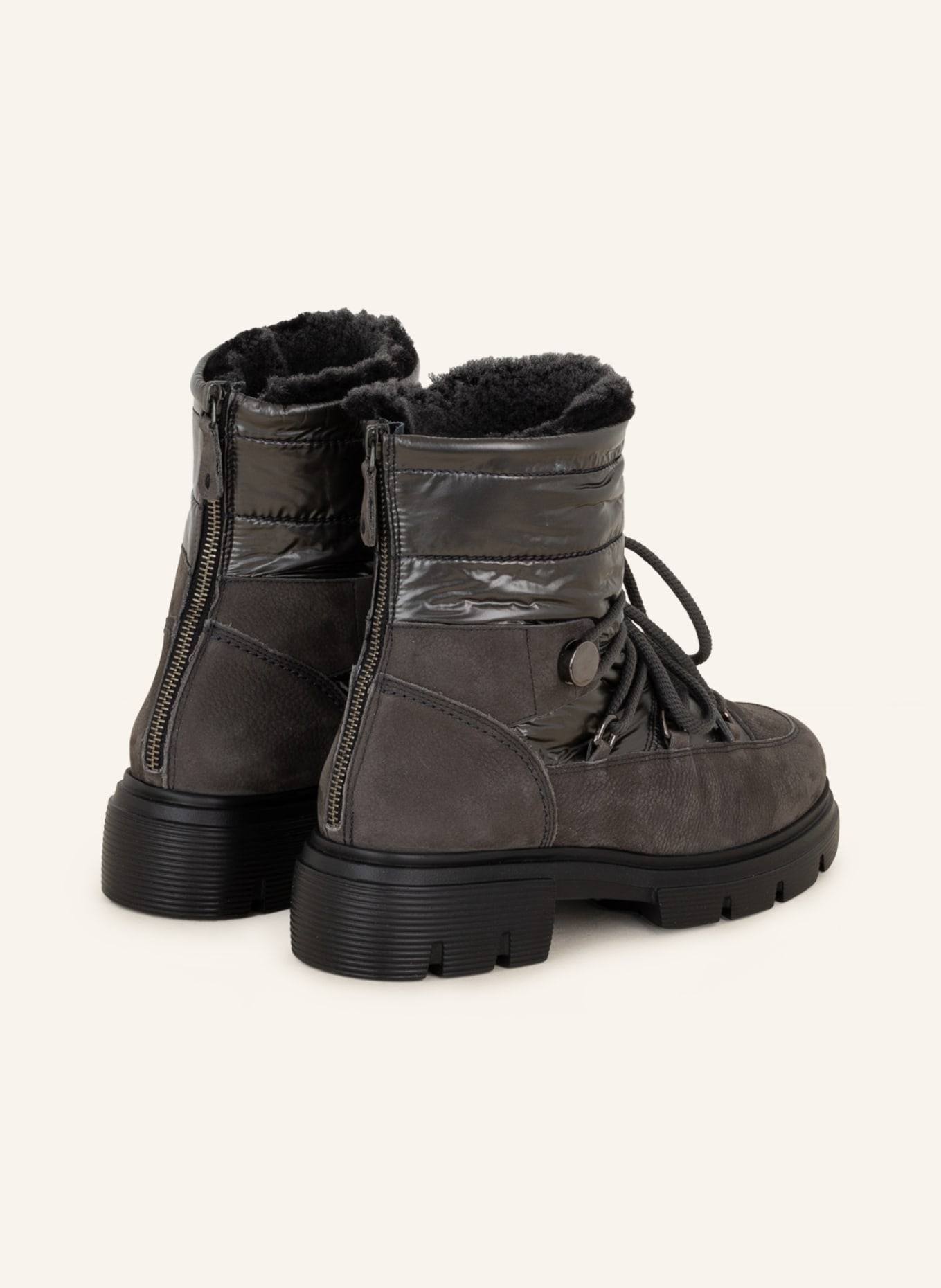 paul green Lace-up boots, Color: DARK GRAY (Image 2)