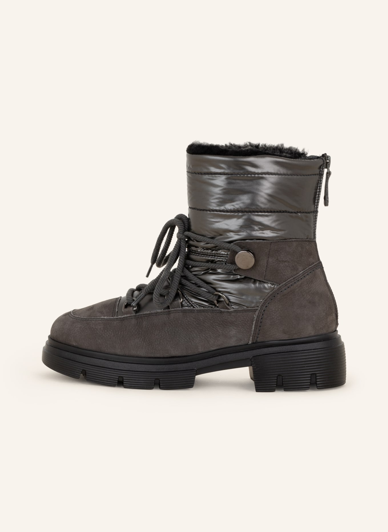 paul green Lace-up boots, Color: DARK GRAY (Image 4)