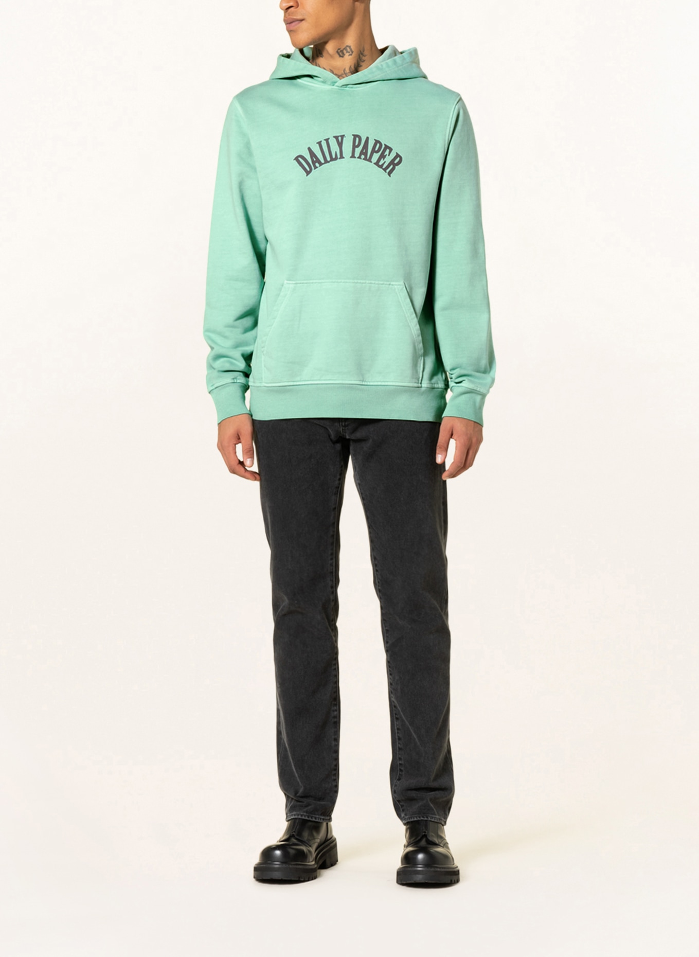 DAILY PAPER Hoodie HOWELL in mint