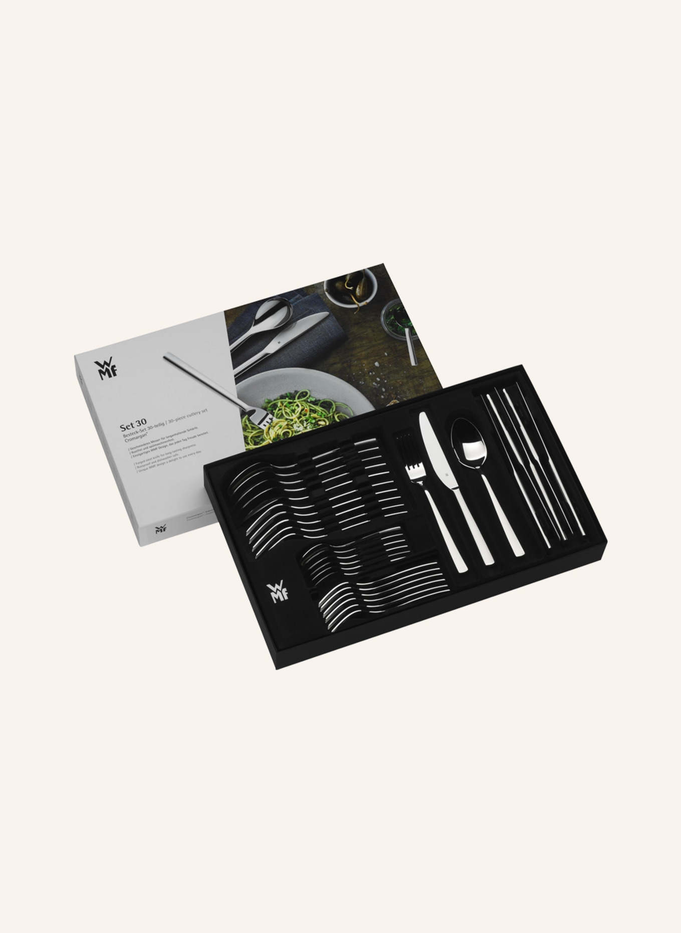 WMF 30-piece Cutlery set PALERMO, Color: SILVER (Image 2)