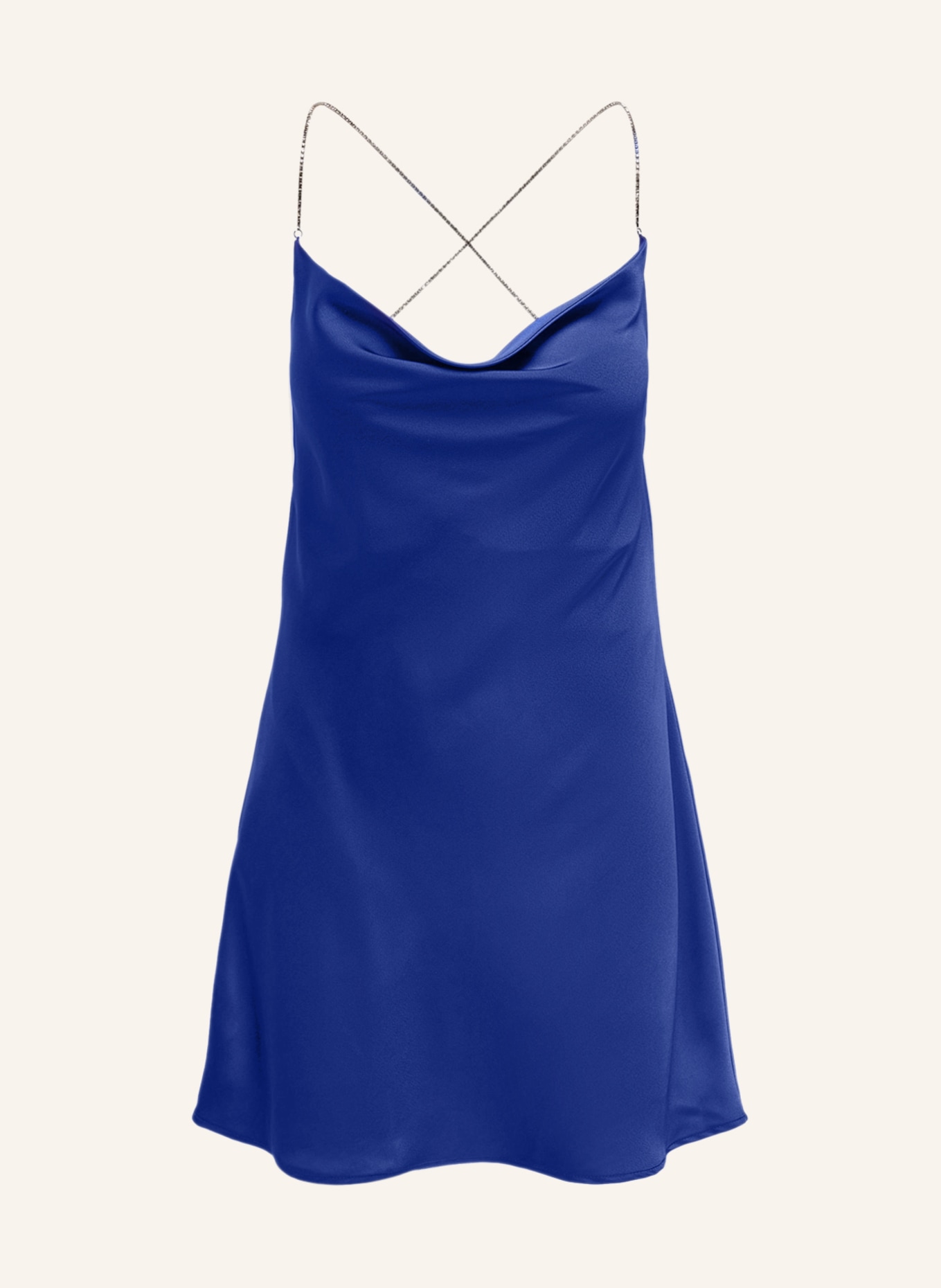 ONLY Satin dress, Color: DARK BLUE (Image 1)