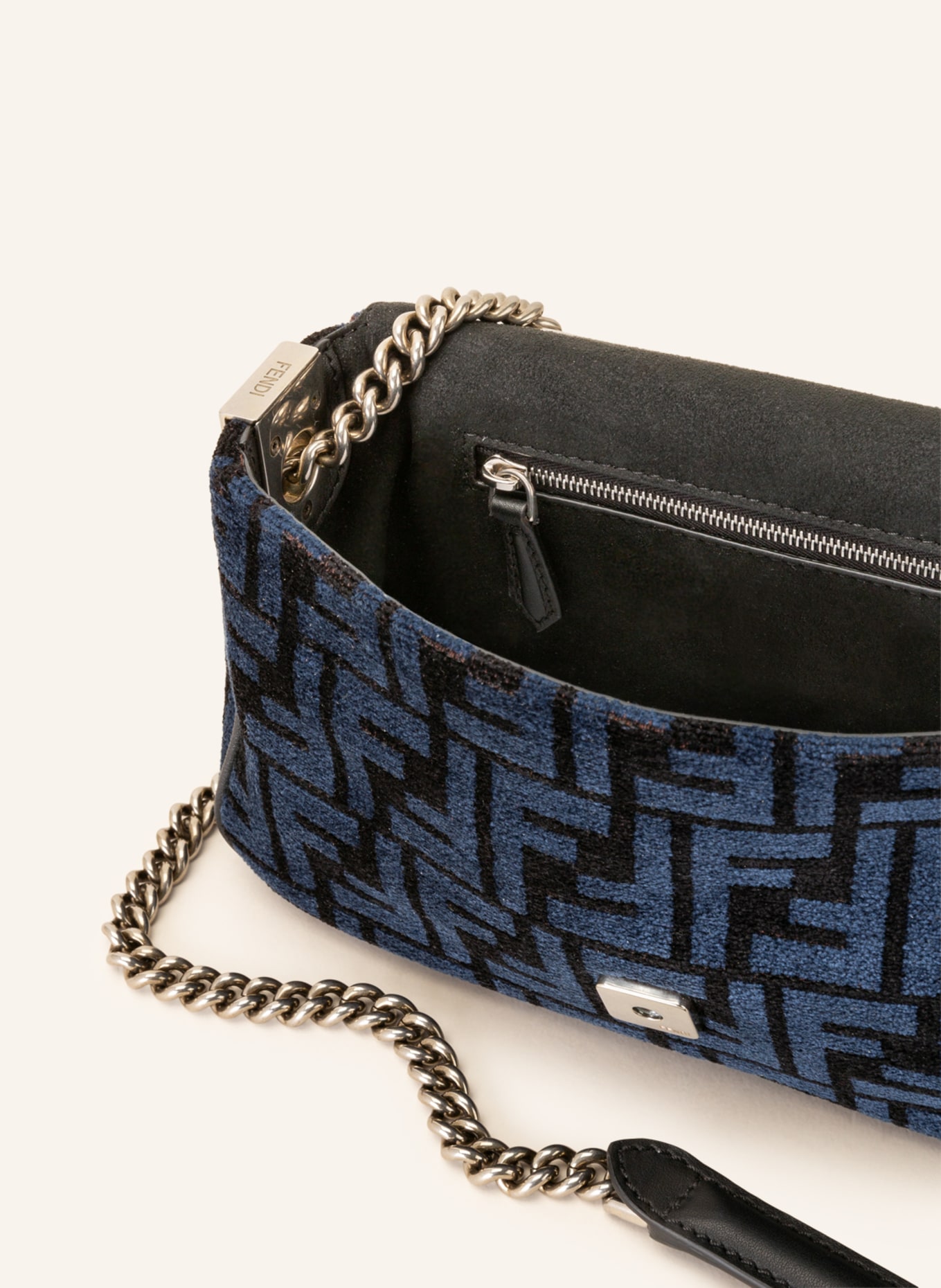 FENDI Crossbody bag, Color: BLUE/ BLACK (Image 3)