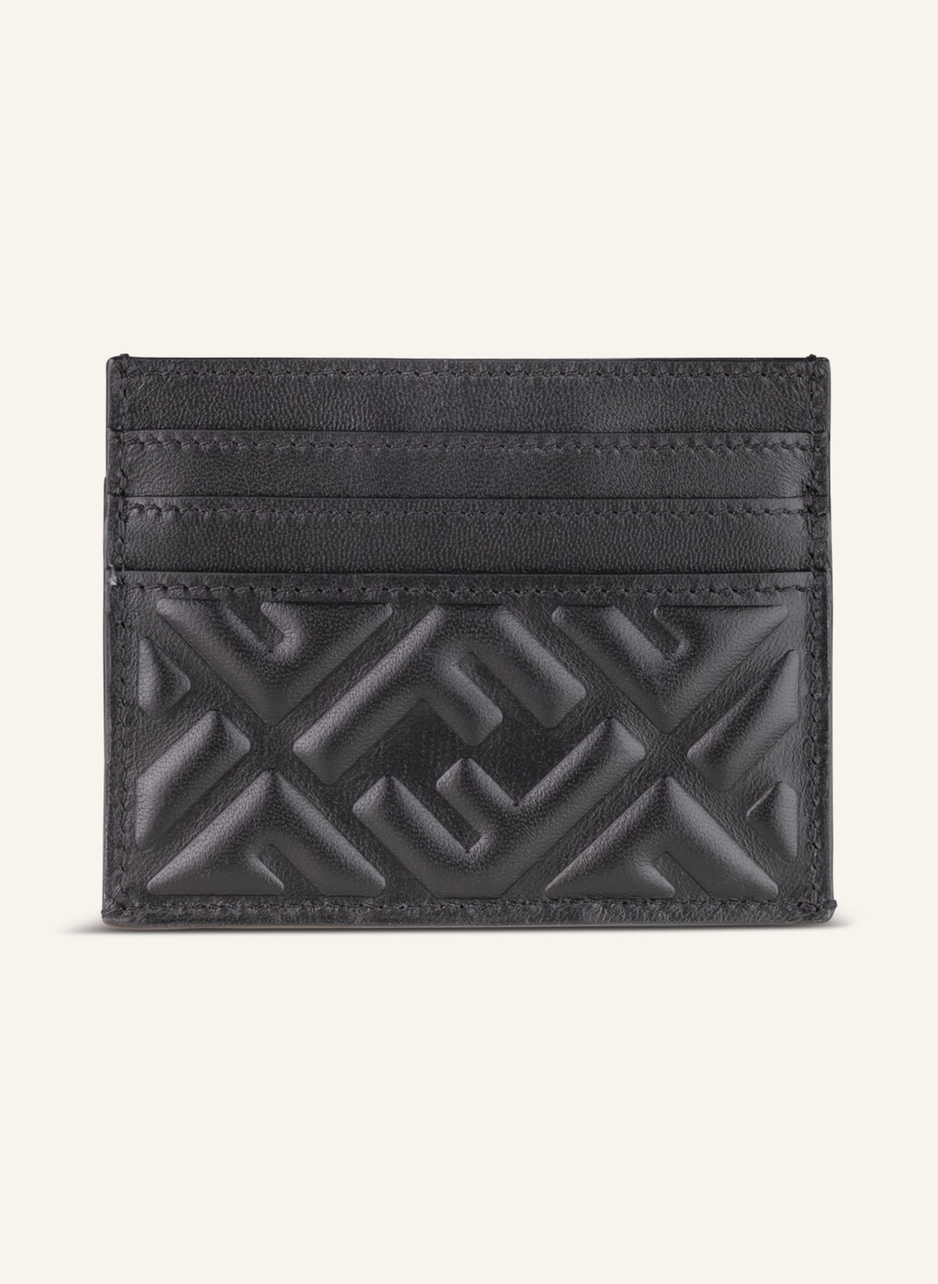 FENDI Card case with coin compartment, Color: BLACK (Image 2)
