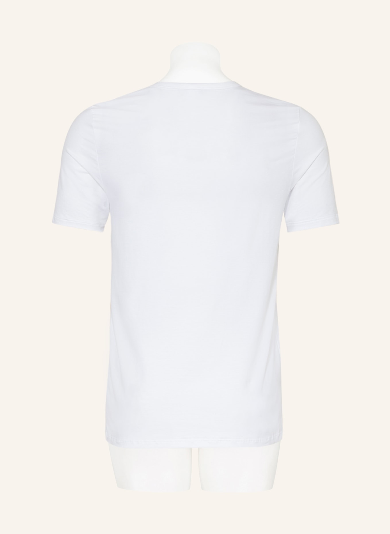 HANRO 2er-Pack T-Shirts COTTON ESSENTIALS, Farbe: WEISS (Bild 2)