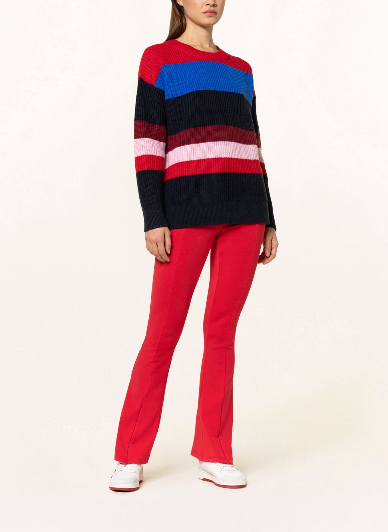 TOMMY HILFIGER Sweater in dark blue white red