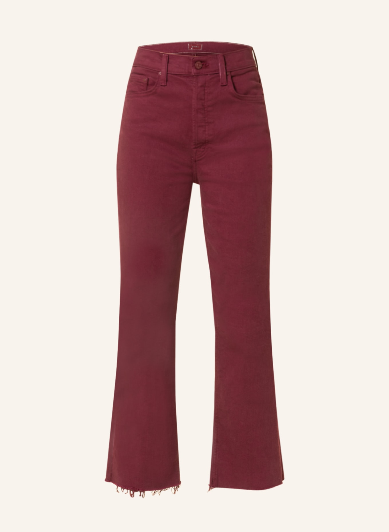 MOTHER Bootcut Jeans, Color: DARK RED (Image 1)