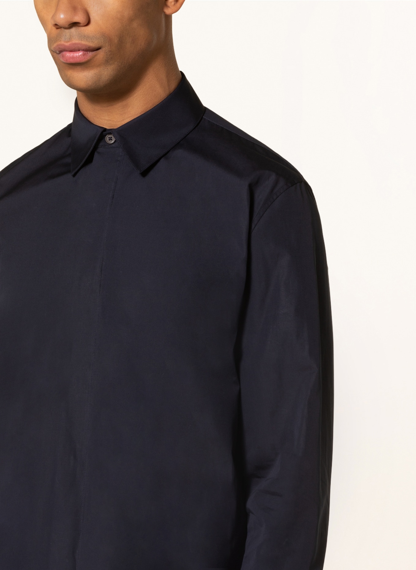 JIL SANDER Shirt regular fit, Color: DARK BLUE (Image 4)