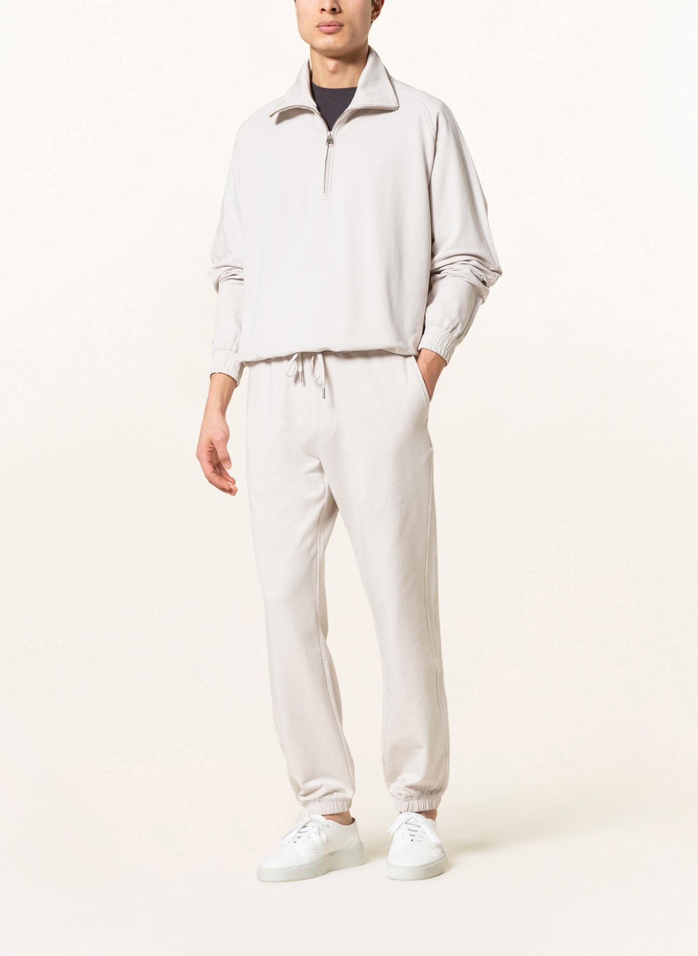 TIGER OF SWEDEN Trousers CASON in jogger style, Color: LIGHT GRAY (Image 2)