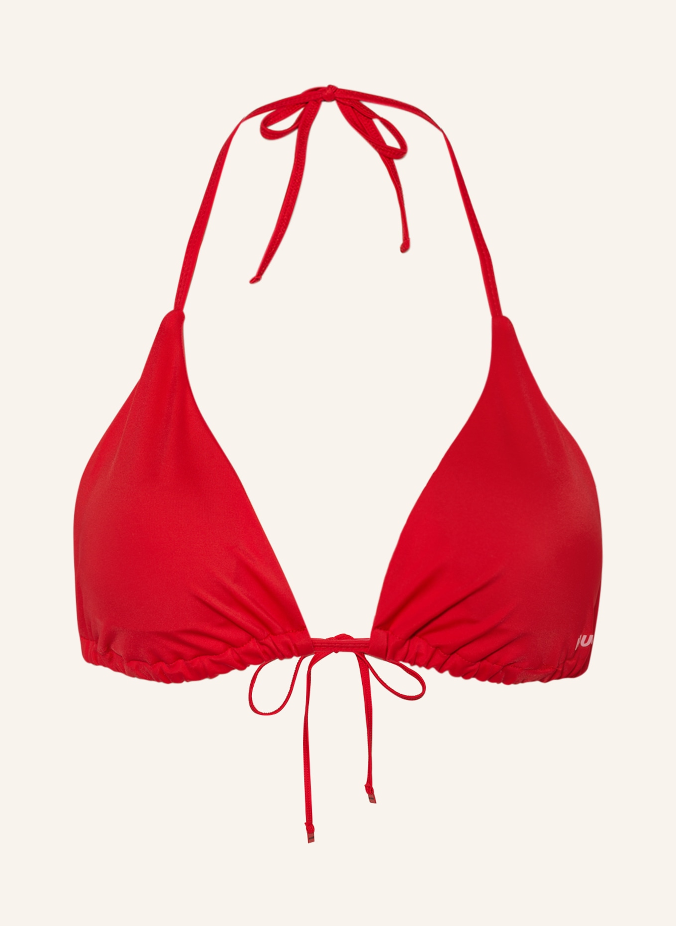 HUGO Triangle bikini top PURE , Color: RED (Image 1)