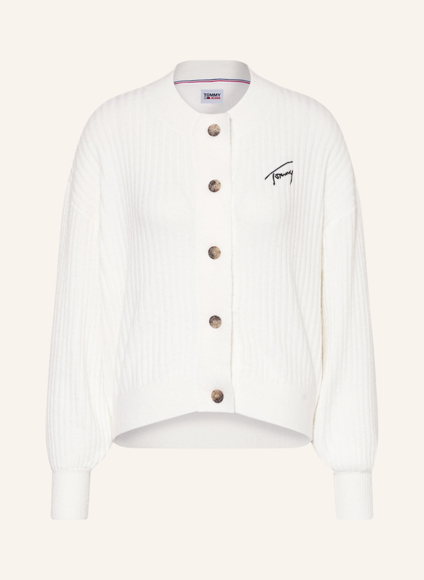 TOMMY JEANS Cardigan , Color: WHITE (Image 1)