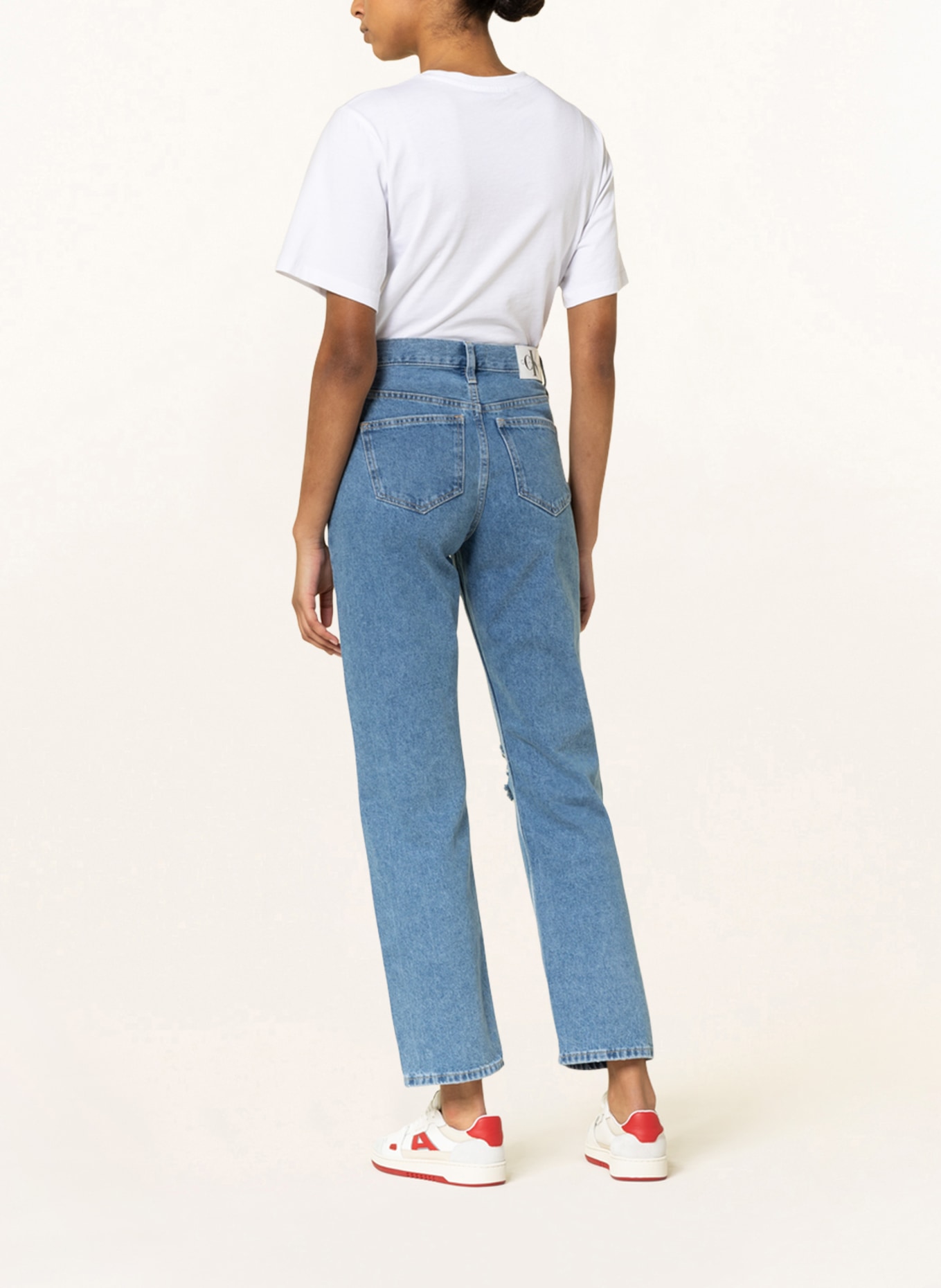 Calvin Klein Jeans Jeansy straight, Kolor: 1AA Denim Light (Obrazek 3)