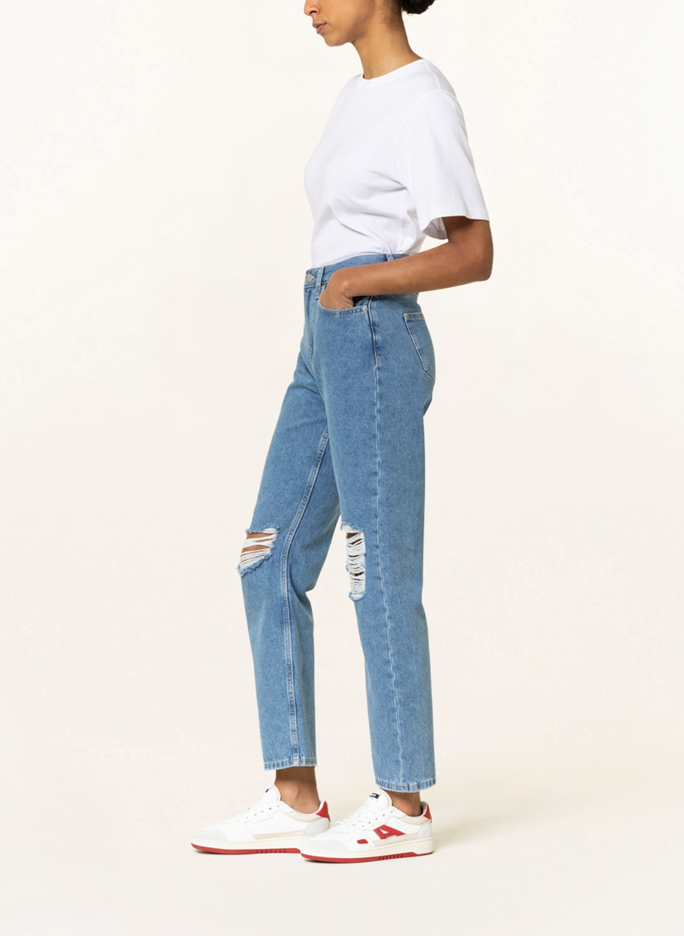 Calvin Klein Jeans Straight Jeans, Farbe: 1AA Denim Light (Bild 4)
