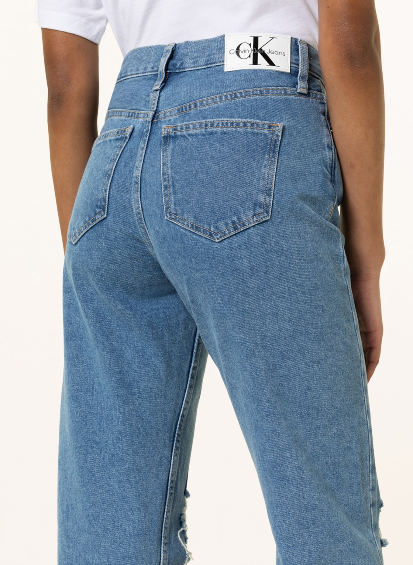 Calvin Klein Jeans Straight jeans, Color: 1AA Denim Light (Image 5)